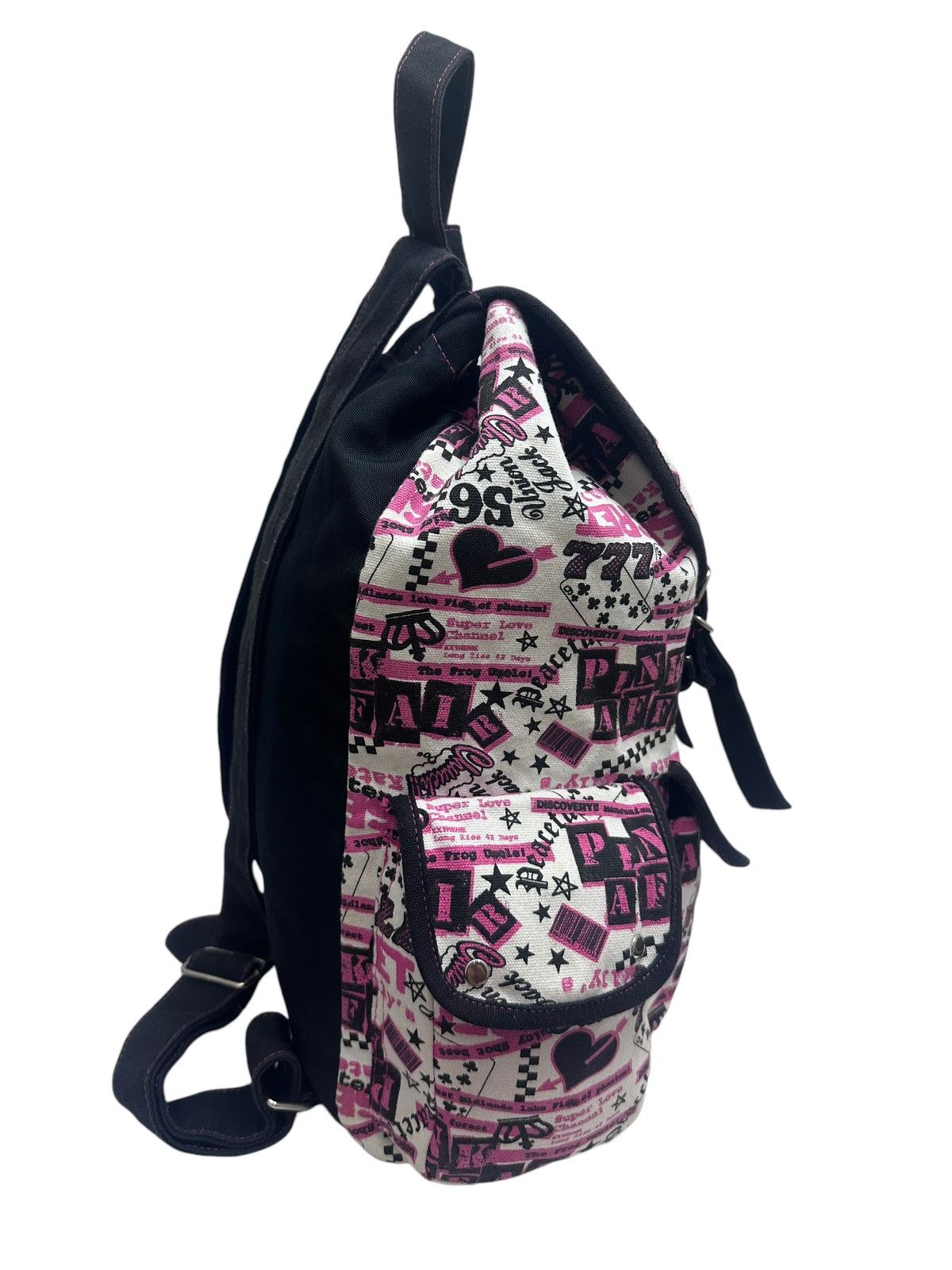 Hysteric Glamour 🇯🇵 Vintage Rock Music Punk Cargo Backpack Size ONE SIZE - 6 Thumbnail