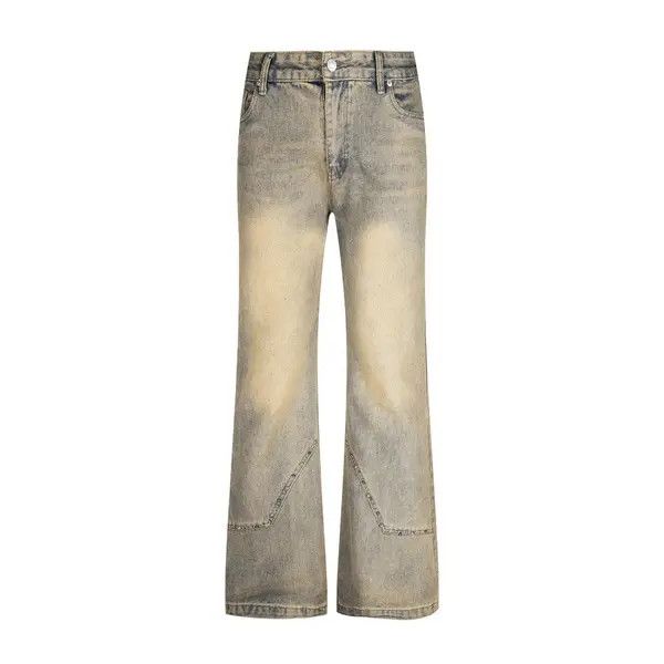 Japanese Brand VIBE Heavy distressed trendy loose men's flared jeans Size US 32 / EU 48 - 1 Thumbnail