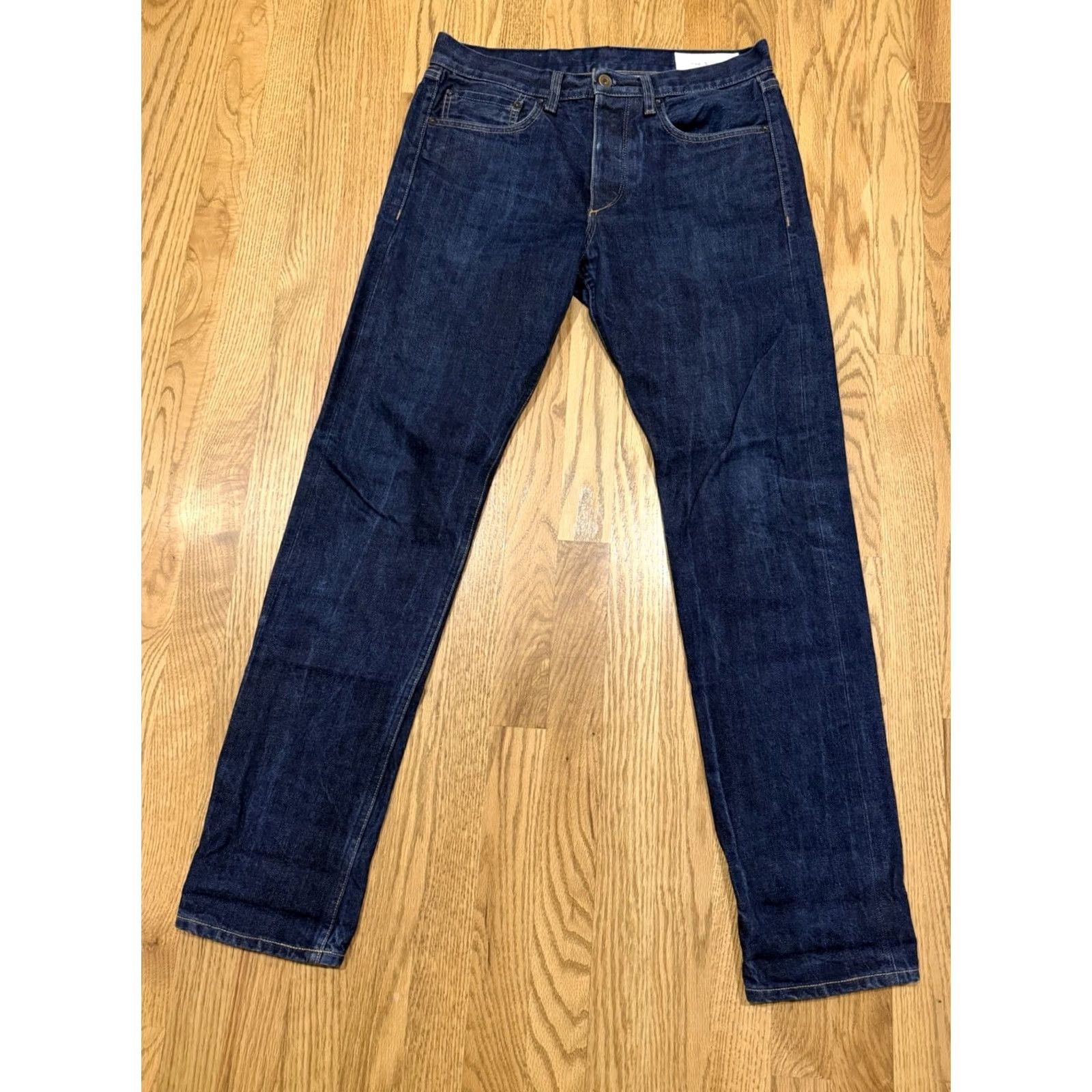 Rag & Bone VINTAGE Rag & Bone Fit 2 Slim Jeans Men’s 31x31.5 Selvedge Indigo Denim Button Fly Size US 31 - 5 Thumbnail