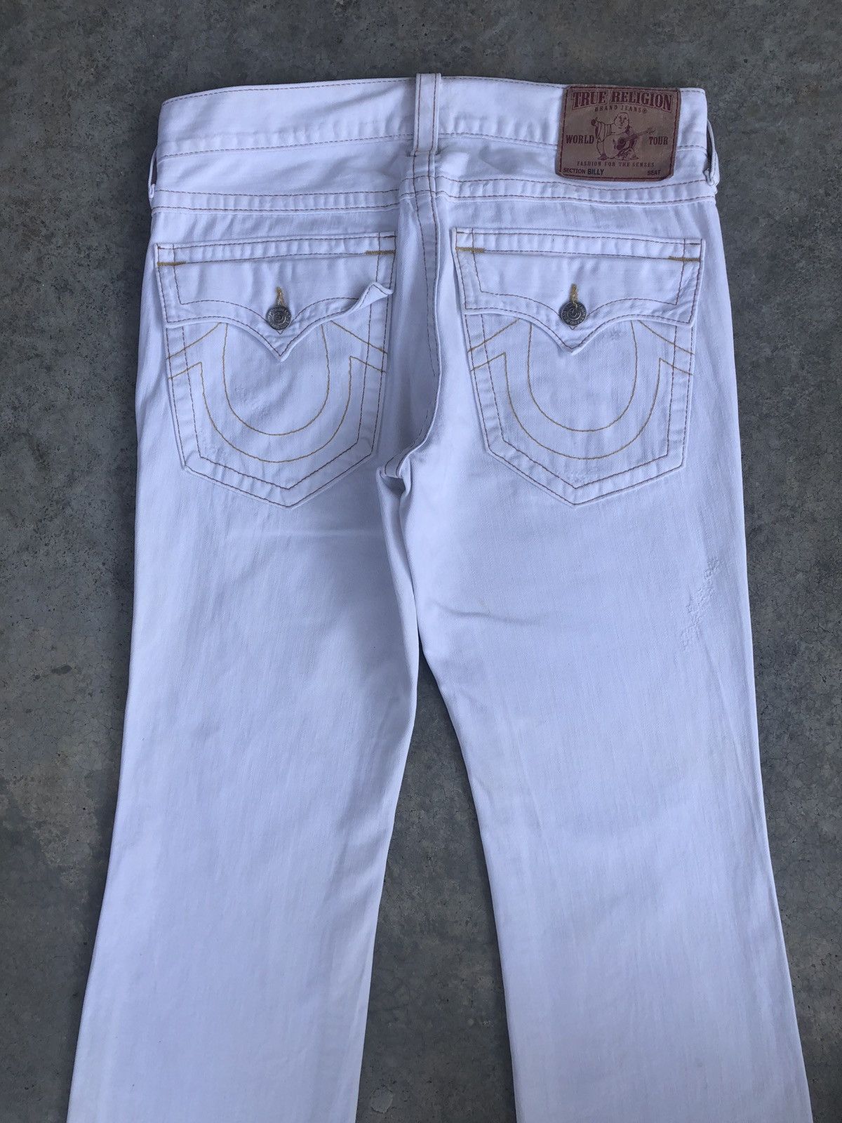 True Religion Vintage True Religion Flared Jeans Distressed Jeans Size US 34 / EU 50 - 9 Thumbnail