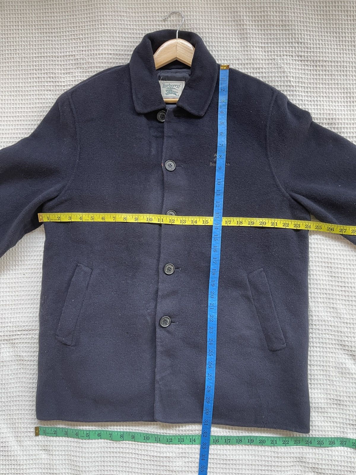 Last Drop🔥Rare🔥Vtg BURBERRYS Nova Check Wool Coat