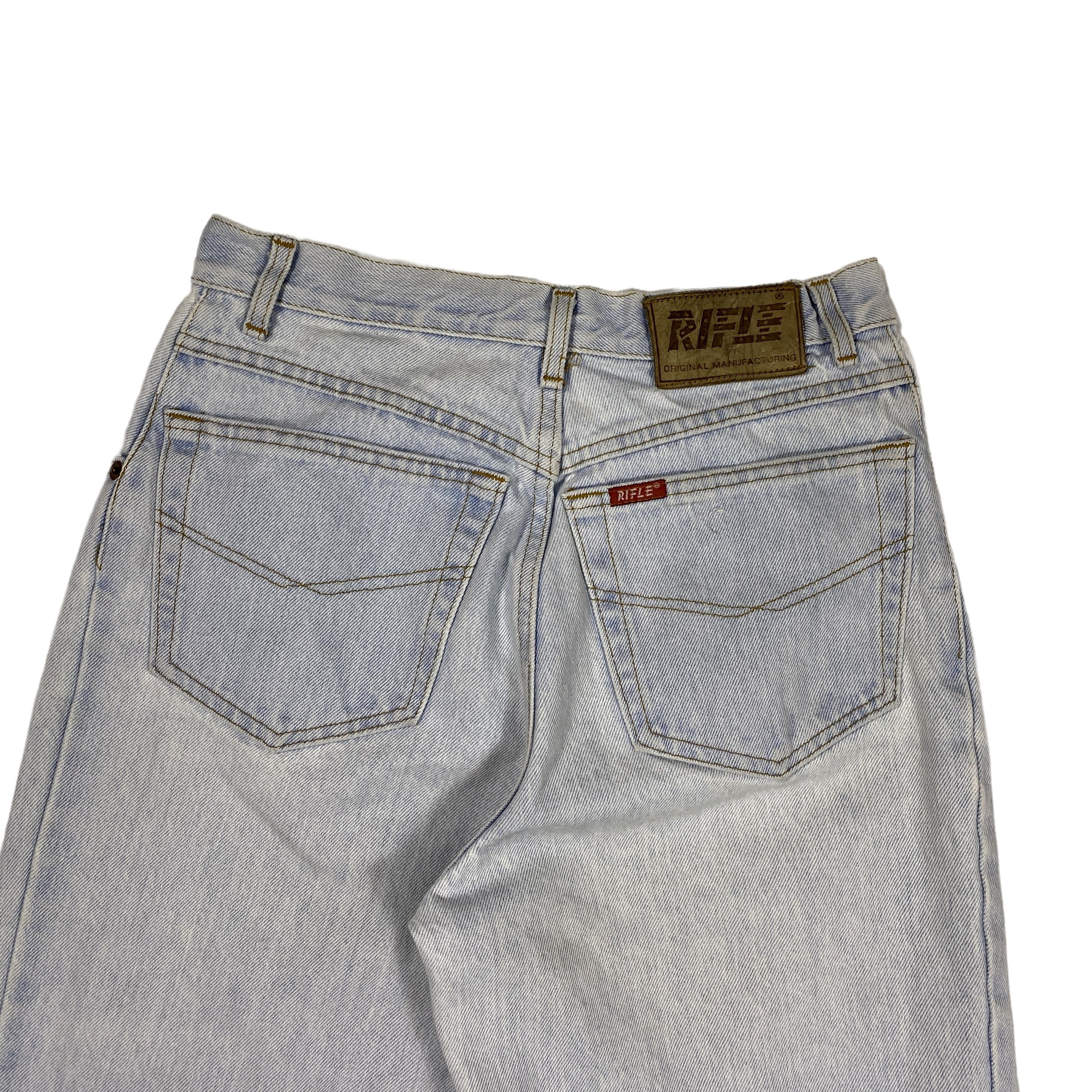 RIFLE Vintage Light Wash Rifle Light Wash Jeans 26x30 Size 26" / US 2 / IT 38 - 5 Thumbnail