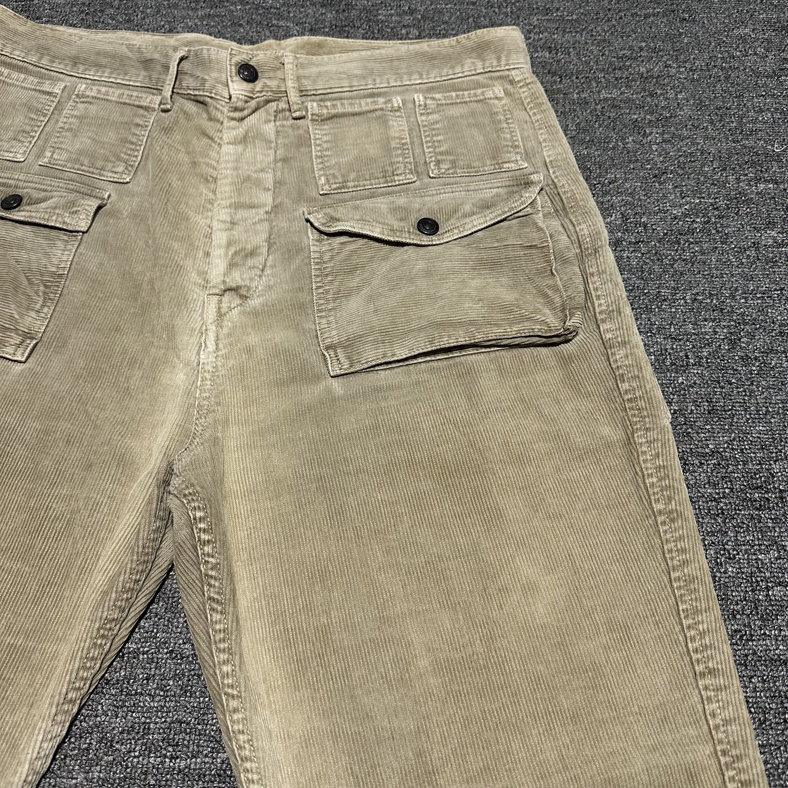 Kapital KAPITAL Corduroy Millitary 15 Multi Pockets Cargos Size US 33 - 7 Thumbnail