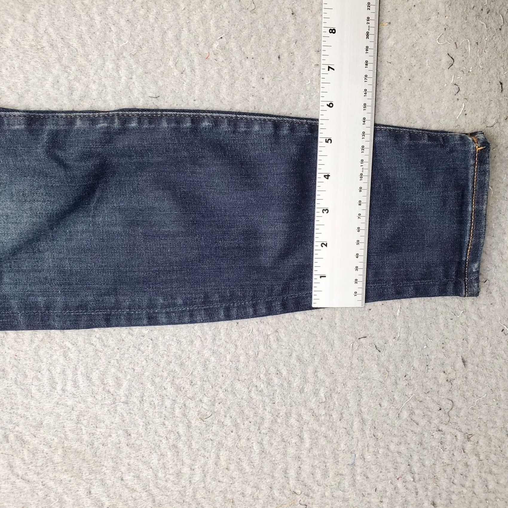 J.Crew J.Crew Toothpick Jeans Womens 27 Blue Denim Faded Whiskered Stretch Skinny Leg Jeans Womens Size 27 Blue Denim Preppy Size 27" / US 4 / IT 40 - 5 Thumbnail