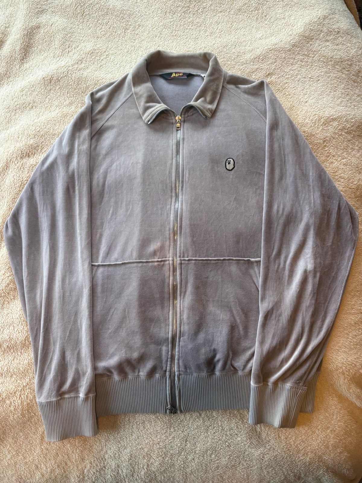Bape Vintage BAPE Velour Full-Zip Track Jack Size US M / EU 48-50 / 2 - 1 Thumbnail