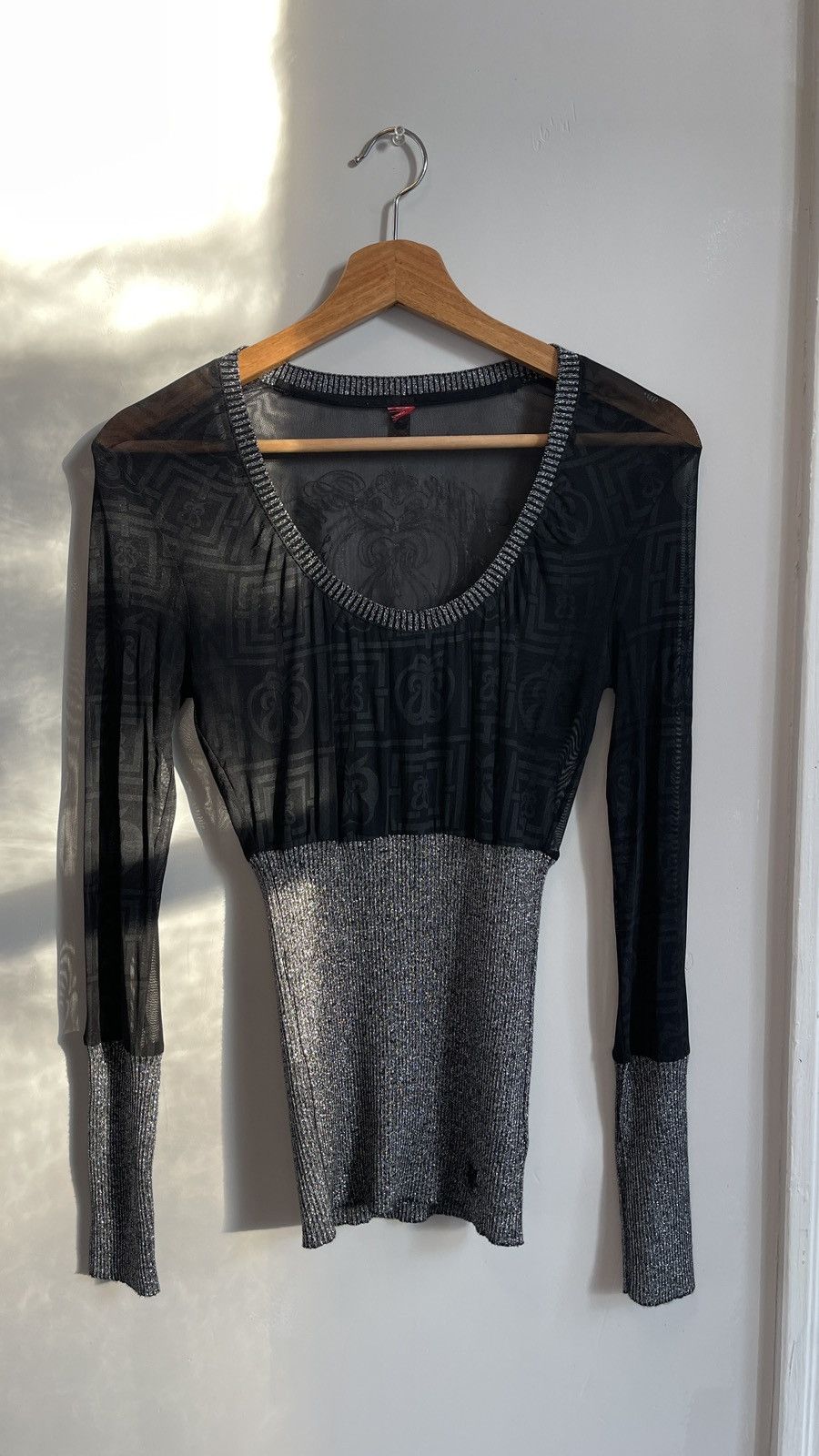 Vintage y2k Apple Bottoms mesh and silver sparkle top Size XS / US 0-2 / IT 36-38 - 1 Thumbnail