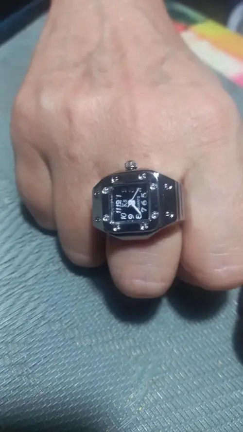 Jewelry Finger Watch Adjustable Ring Size ONE SIZE - 2 Thumbnail