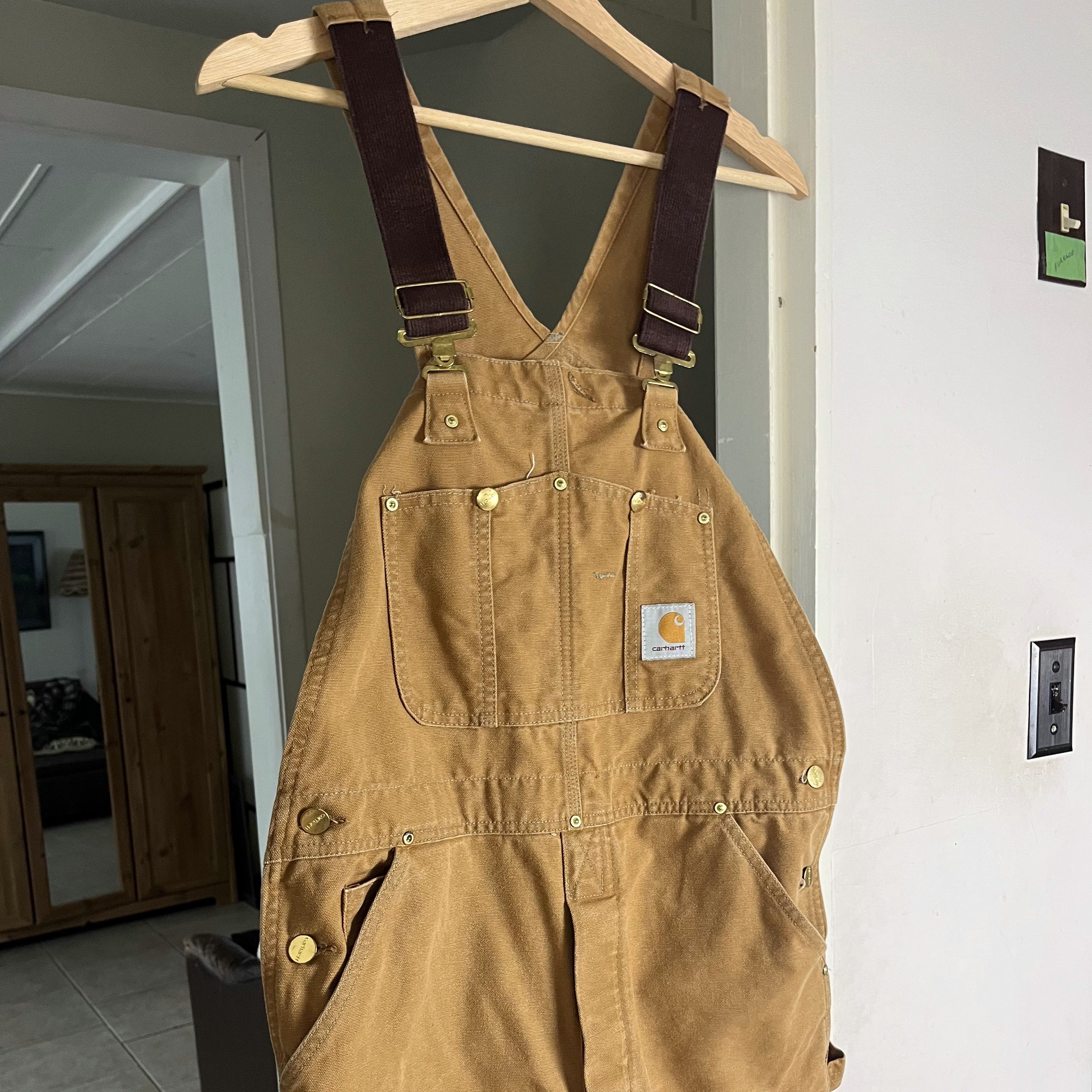 Carhartt Carhartt Overalls 36x30 Duck Canvas Brown Double Knee Size US 36 / EU 52 - 7 Thumbnail