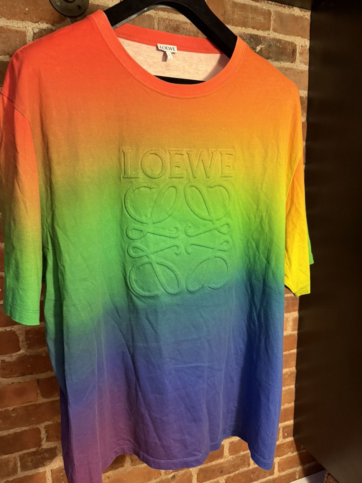 Loewe Rainbow Anagram Logo T-Shirt Size US XL / EU 56 / 4 - 4 Thumbnail