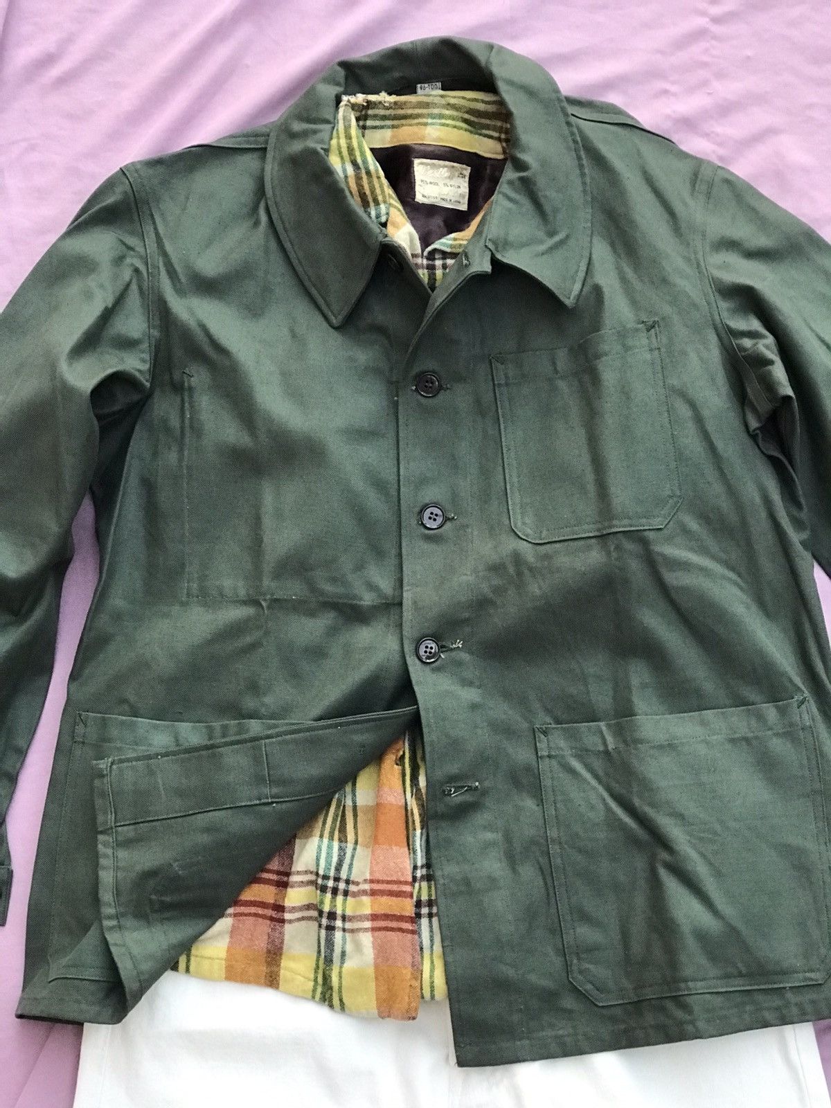 Other MADE JAPAN 95% WOOL FLANNEL SHIRT Size US M / EU 48-50 / 2 - 12 Thumbnail