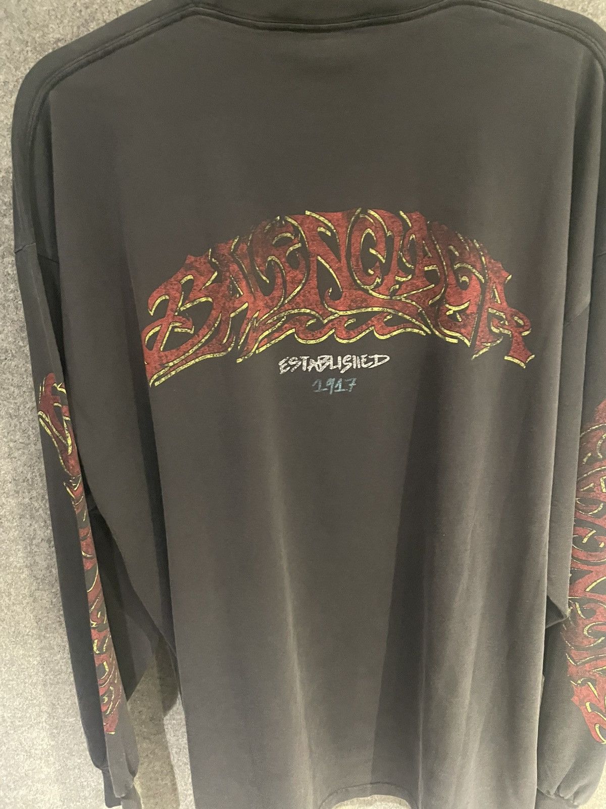 Balenciaga Balenciaga Offshore L/S Tee Size US L / EU 52-54 / 3 - 2 Thumbnail
