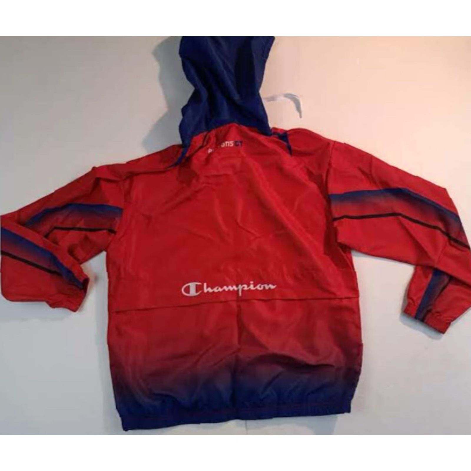 Champion VINTAGE Champion Detroit Pistons 1/4 Zip Hooded Jacket Medium Unisex Adults Size US M / EU 48-50 / 2 - 4 Thumbnail