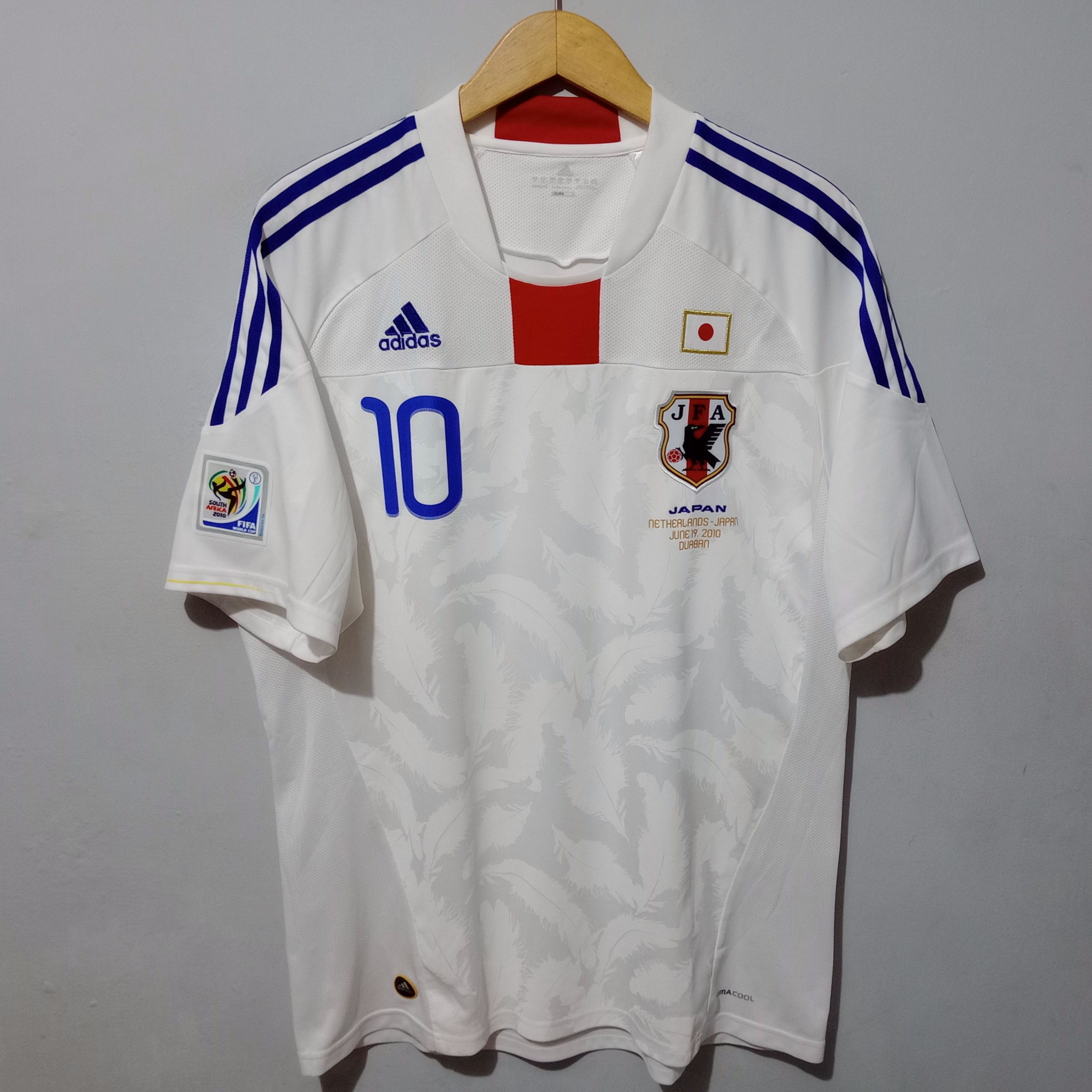 Japan Soccer Jersey Football Shirt 100% Original Size M 2002/2003 Away LS  Rare