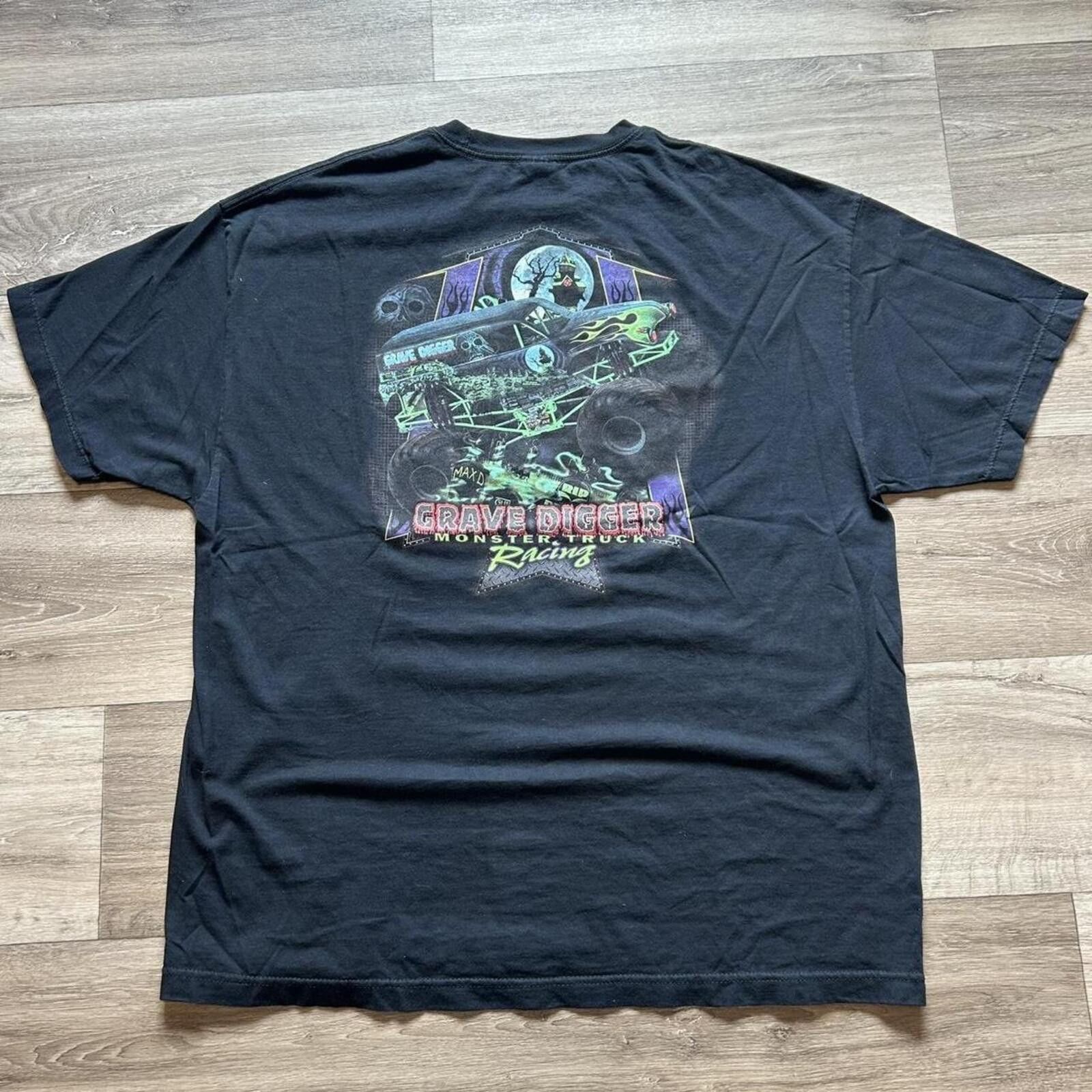 Other Rare 90’s Grave Digger Monster Truck Racing t shirt Size XXL Size US XXL / EU 58 / 5 - 1 Thumbnail