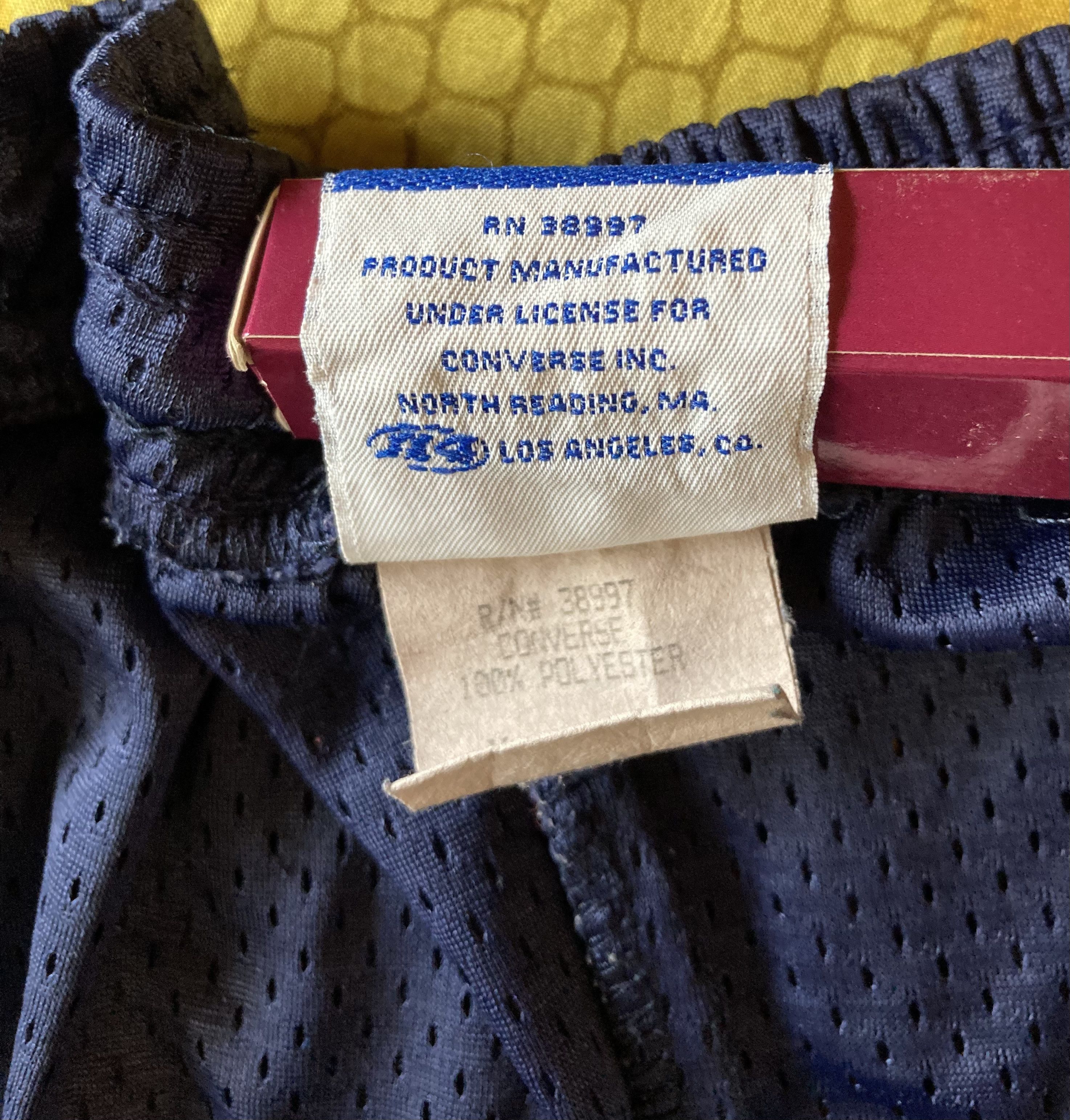 Converse × Vintage Vtg. Converse With Perforation Streetball Shorts Made In USA Size US 36 / EU 52 - 7 Thumbnail