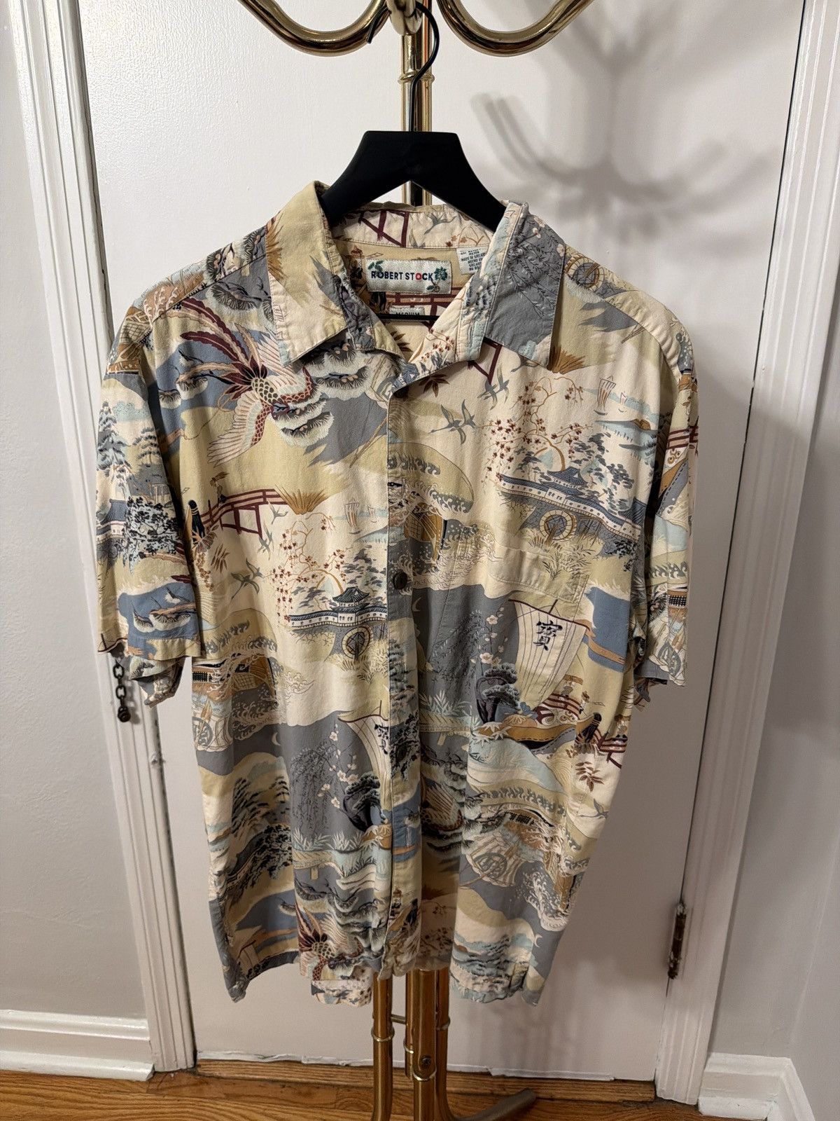 Robert Stock Vintage Robert Stock Camp Shirt Size US M / EU 48-50 / 2 - 1 Thumbnail