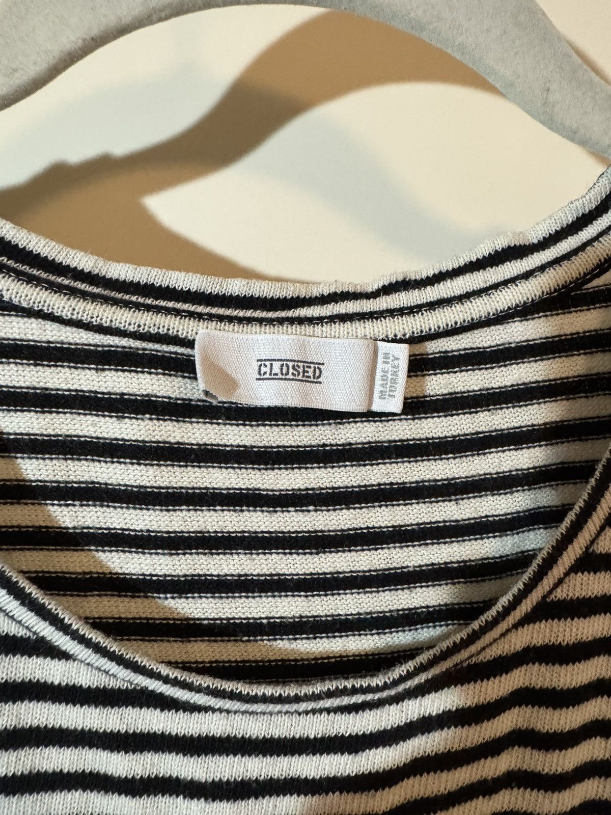 CLOSED × Maison Margiela × Saint James Closed Striped black and white T-shirt Size XS / US 0-2 / IT 36-38 - 3 Thumbnail