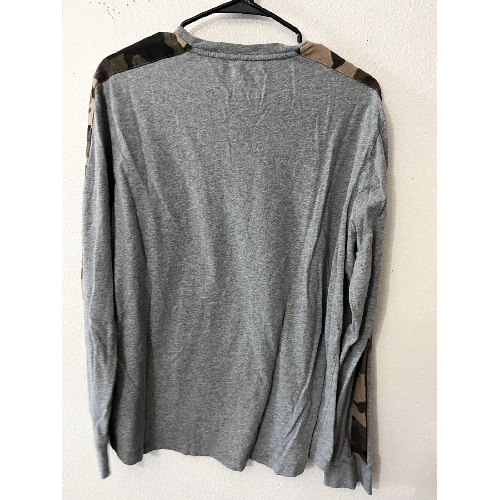Express Express Gray Long Sleeve Shirt Men's Large Fit Camo Quality Size US L / EU 52-54 / 3 - 3 Thumbnail