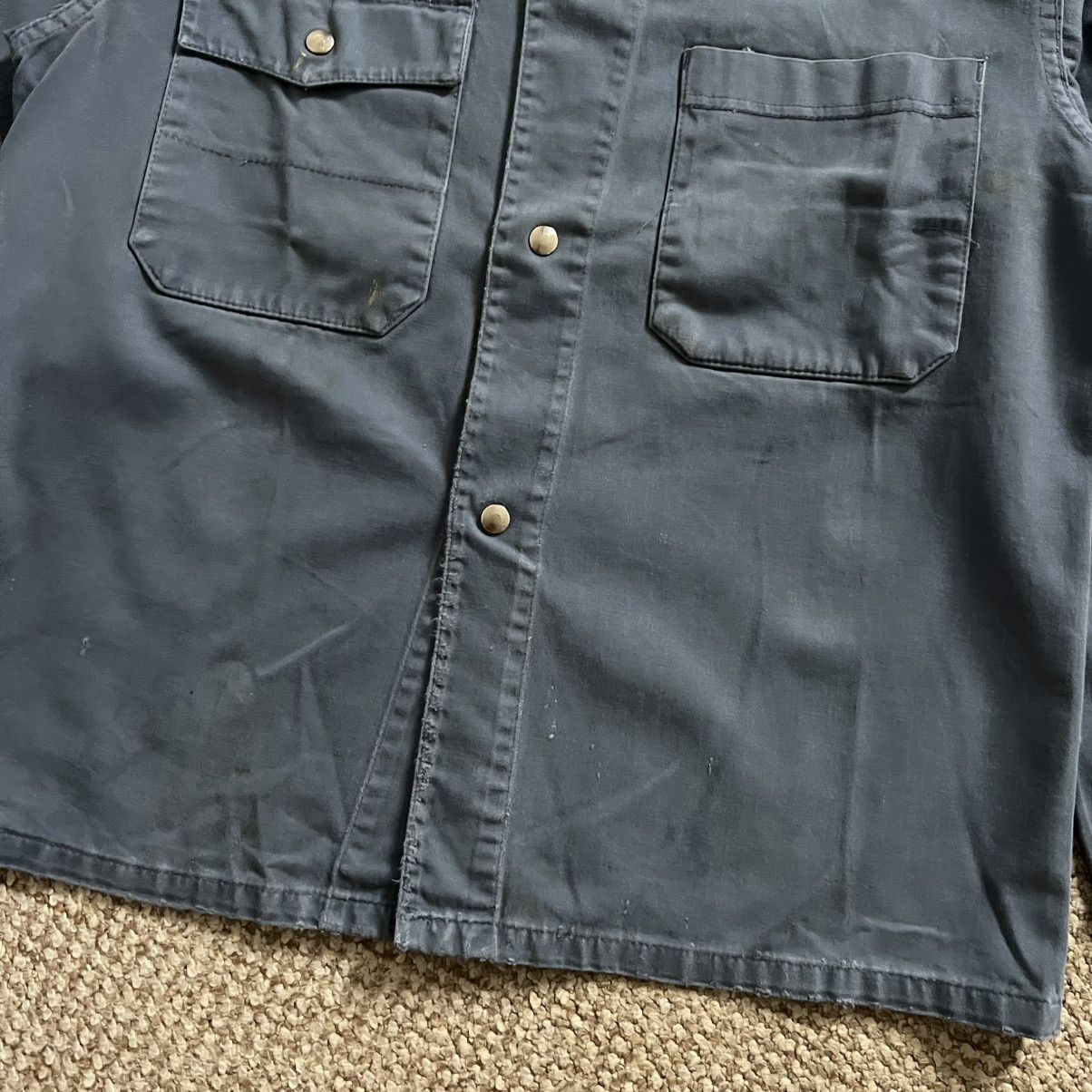 Le Laboureur Lutteurs vintage distressed works overshirt french jacket Size US M / EU 48-50 / 2 - 6 Thumbnail