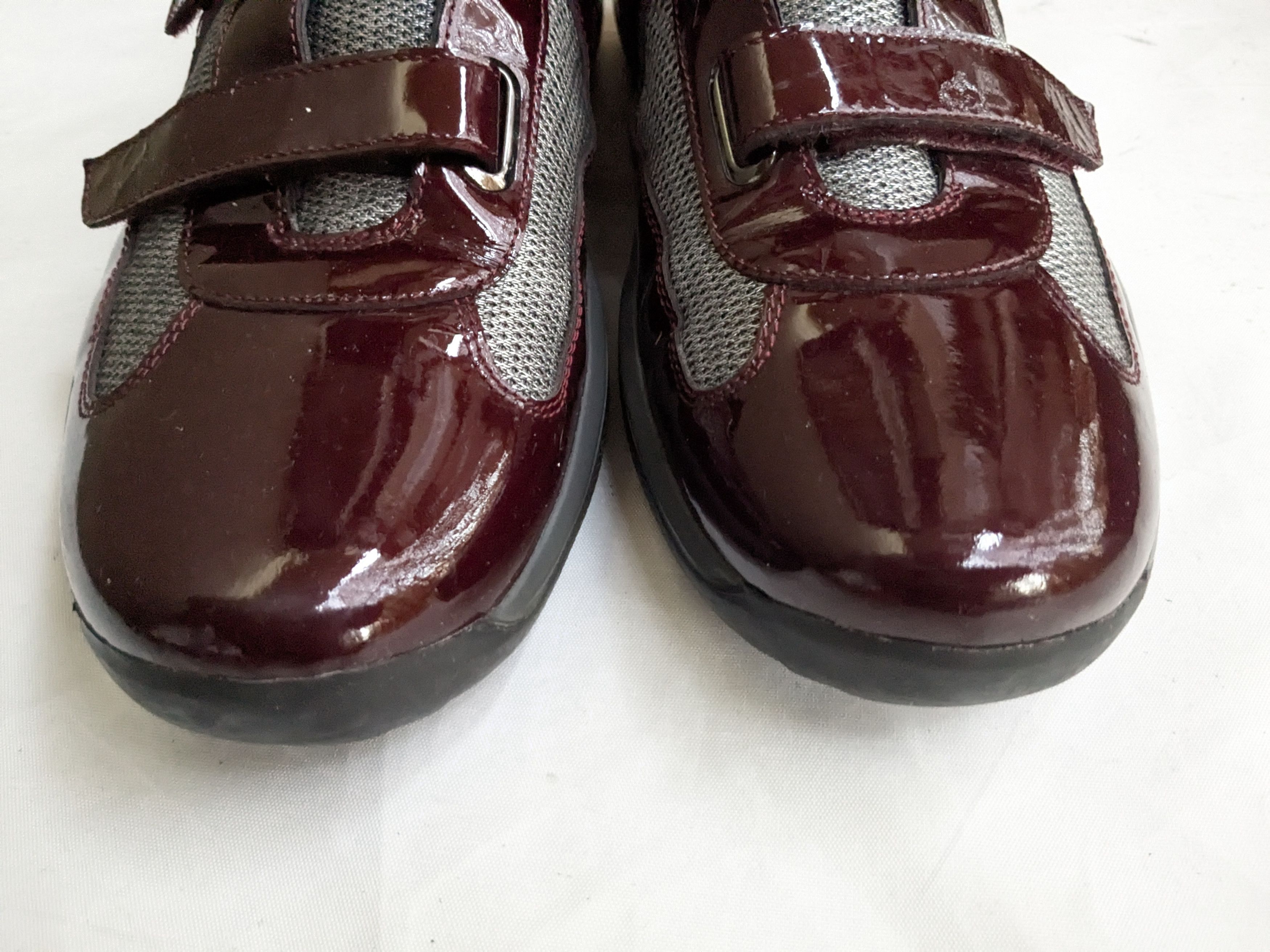 Prada Prada America's Cup Burgundy Patent Leather 13 Low Tops Size US 13 / EU 46 - 2 Thumbnail