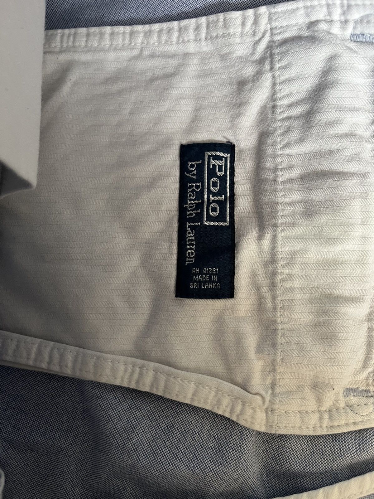 Polo Ralph Lauren POLO BY RALPH LAUREN COTTON CHINO SHORTS BLUE 35 Size US 35 - 2 Thumbnail
