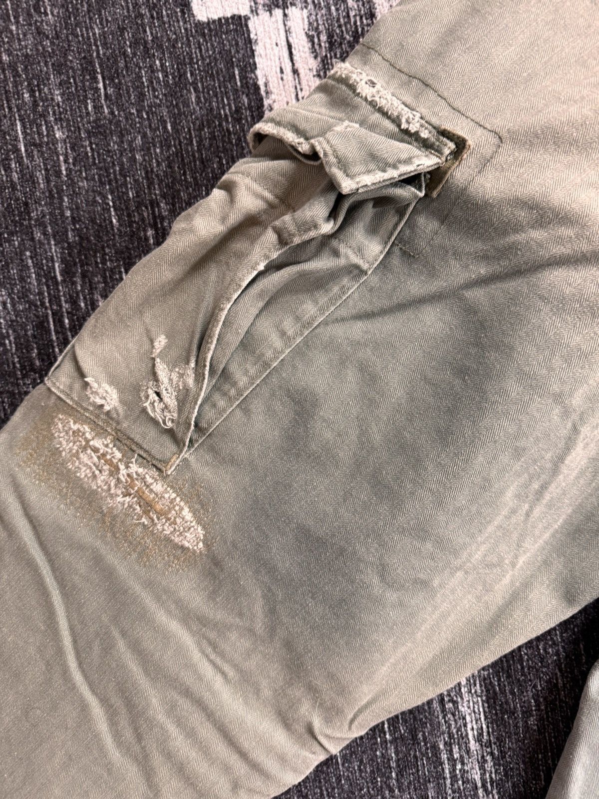 Denim & Supply Ralph Lauren Denim & Supply Ralph Lauren Distressed Patch Cargo Pants Size US 29 - 14 Thumbnail