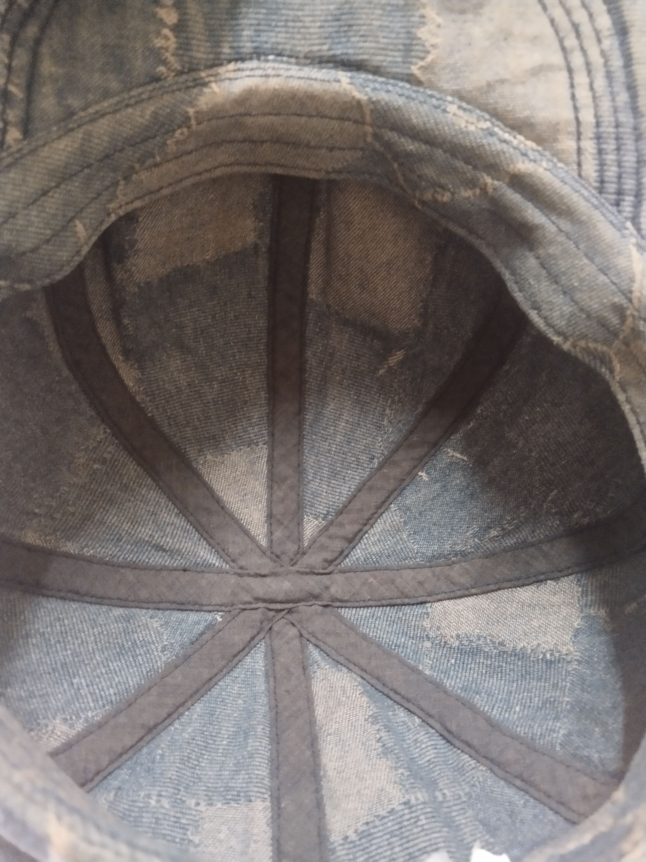 Japanese Brand VINTAGE JAPAN BRAND DENIM PATCHWORK NEWBOY HAT Size ONE SIZE - 8 Thumbnail