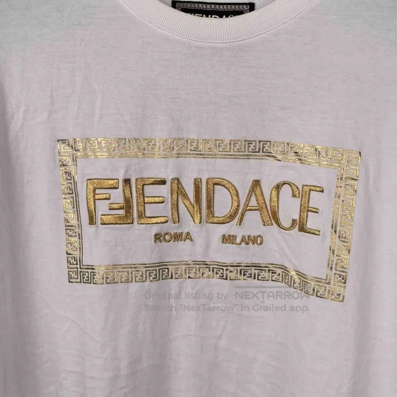 Fendi Fendi &Versace co-branded men's T-shirt Size US XXL / EU 58 / 5 - 3 Thumbnail