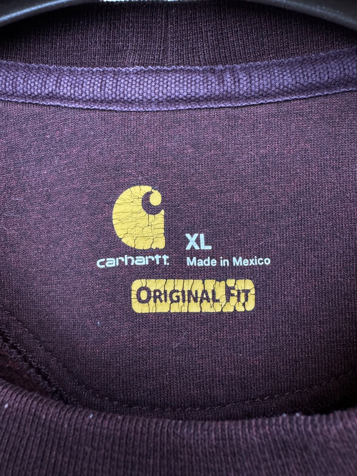 Carhartt Carhartt vintage men midweigh block logo crewneck sweatshirt Size US XL / EU 56 / 4 - 10 Thumbnail