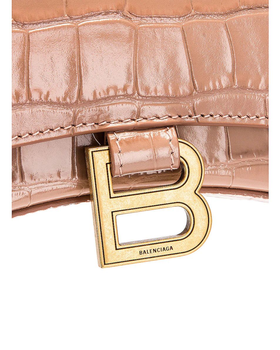 Balenciaga o1bcso1str0924 Size: OS / Hourglass Wallet Chain Crocodile Size ONE SIZE - 8 Thumbnail