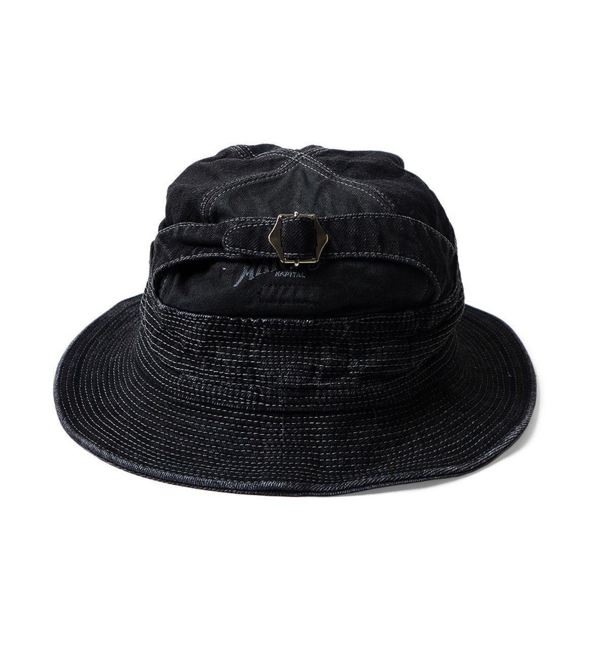 Kapital Kapital old man & sea 11.5oz Black denim hat Size ONE SIZE - 2 Thumbnail