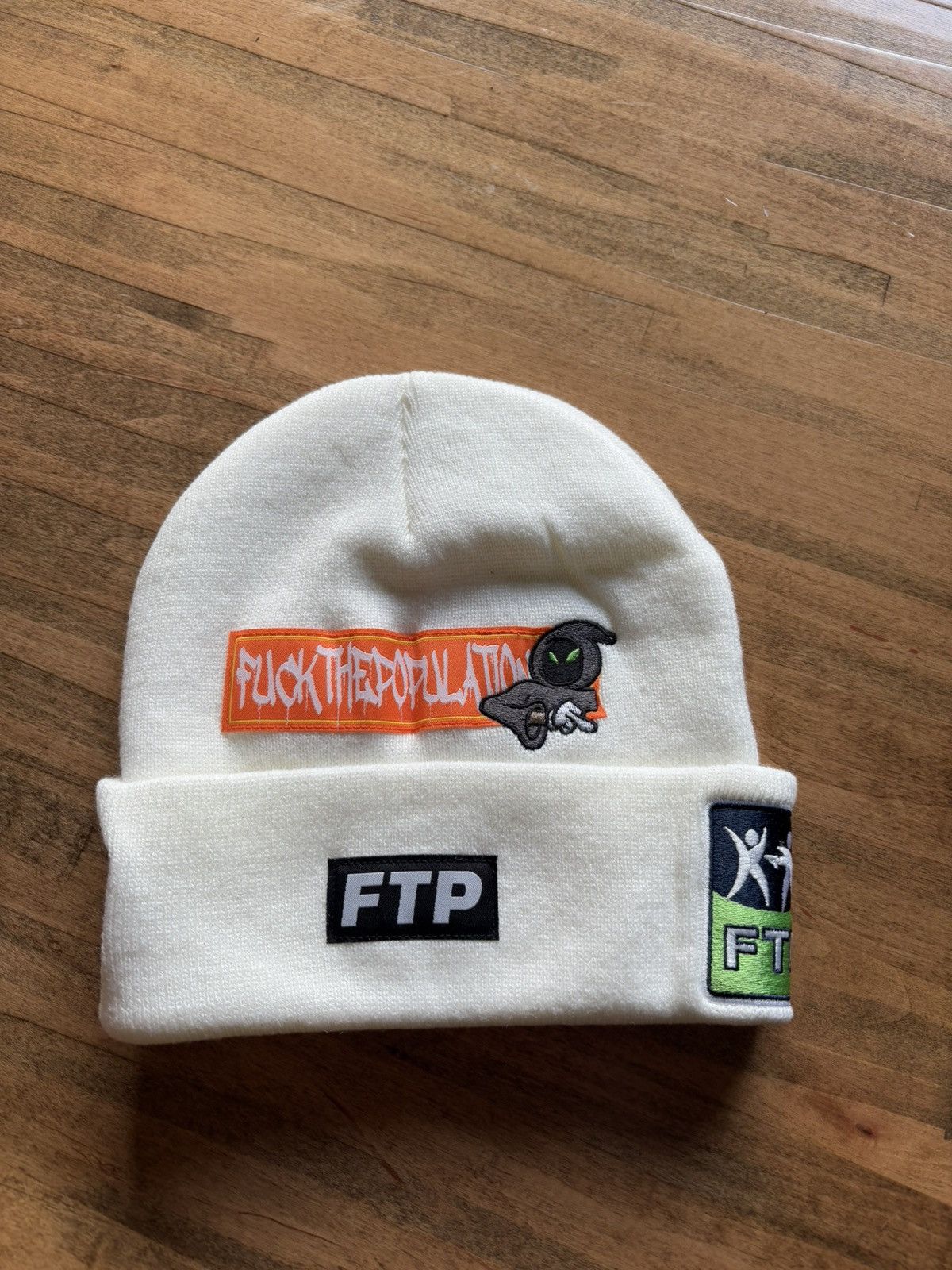 Fuck The Population FTP Beanie Size ONE SIZE - 3 Thumbnail