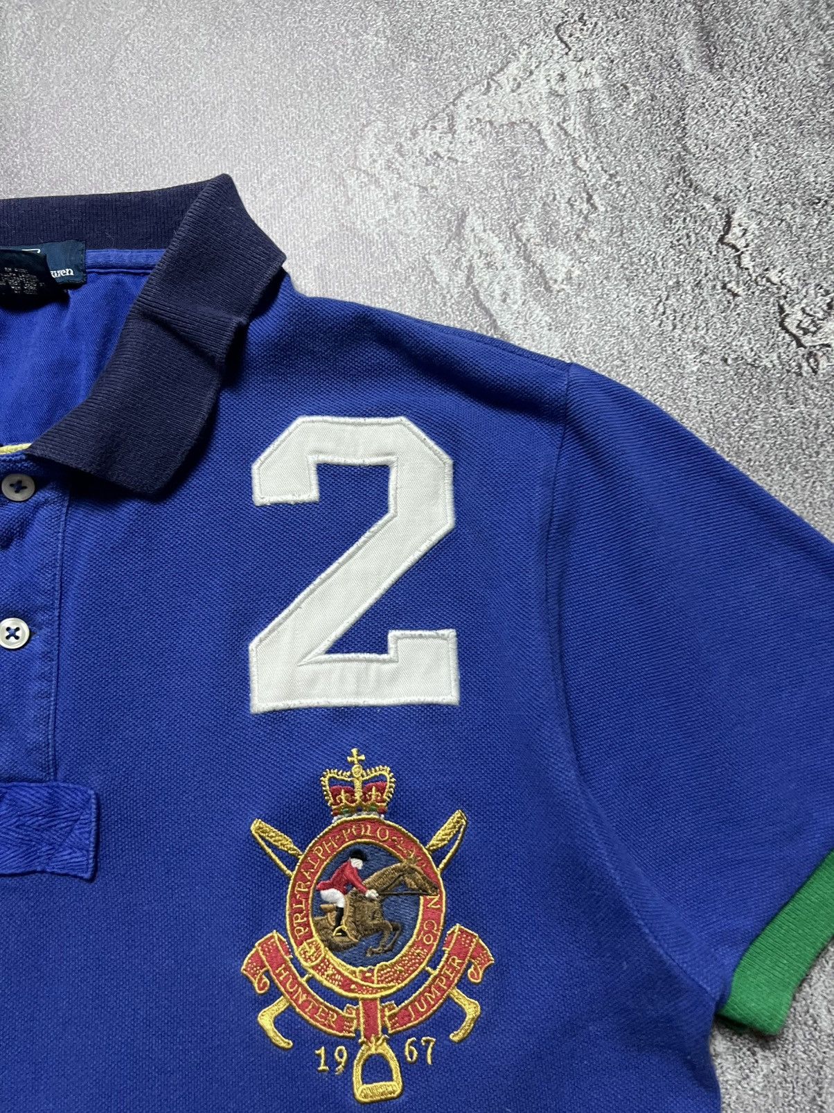 Polo Ralph Lauren Vintage Ralph Lauren Tee Striped Chief Keef Big Pony Logo M Size US M / EU 48-50 / 2 - 3 Thumbnail