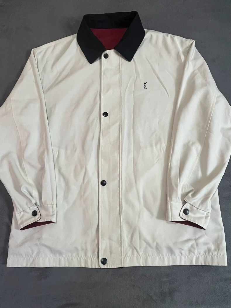 Saint Laurent Paris saint laurent parisTwo-sided LOGO jacket 2503-Nextarrow Size US XL / EU 56 / 4 - 1 Thumbnail