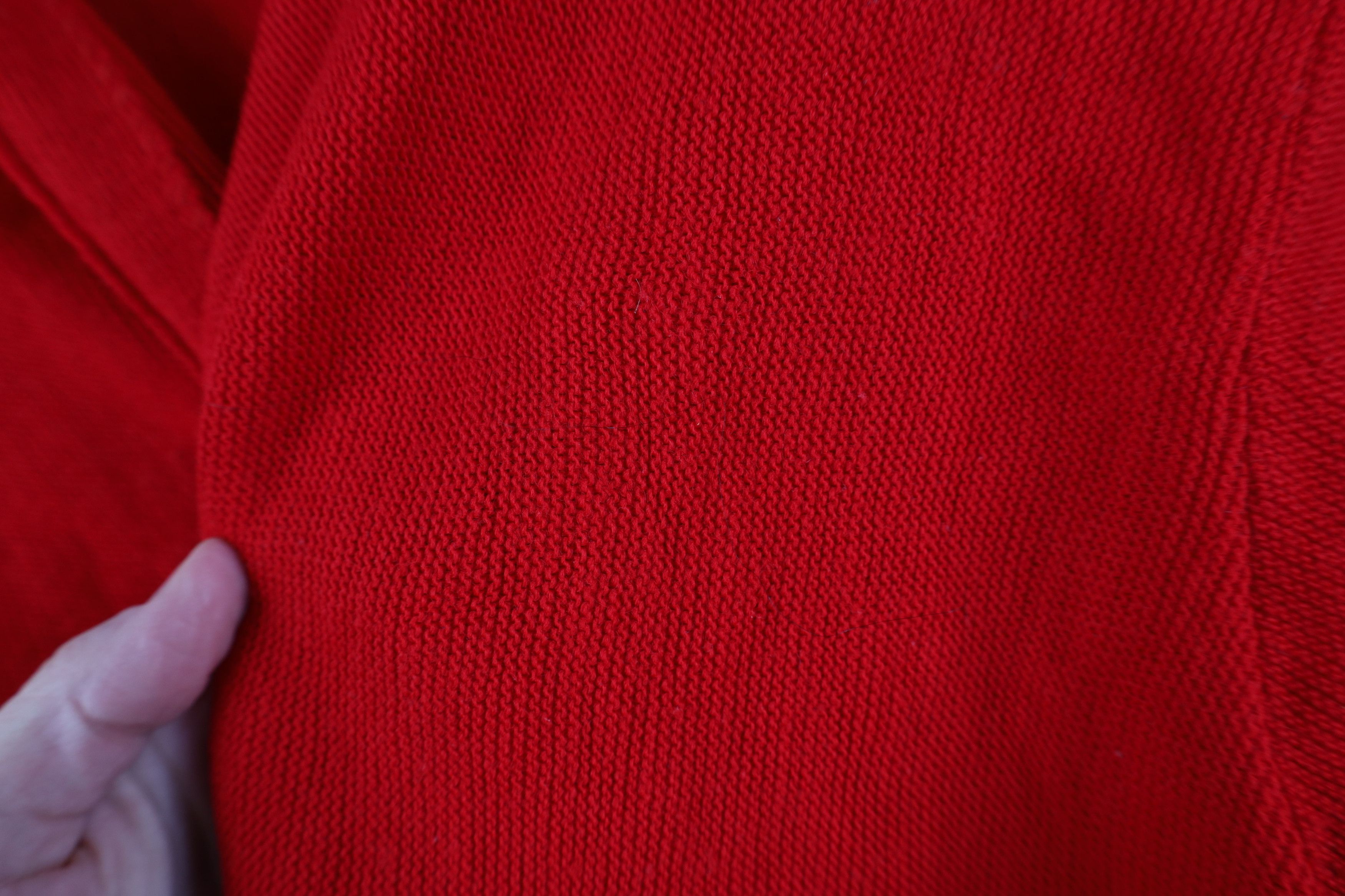 Vintage Vintage 70s Streetwear Knit Cardigan Sweater Red Acrylic USA Size US M / EU 48-50 / 2 - 6 Thumbnail