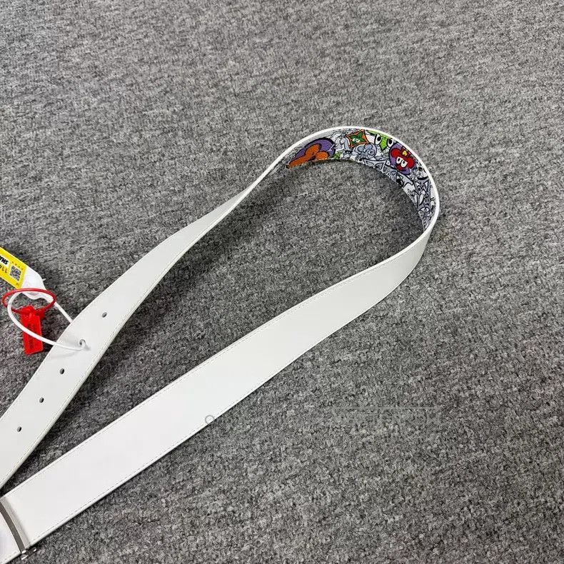 Louis Vuitton Louis Vuitton Limited Graffiti First Cowhide Leather Belt Size ONE SIZE - 4 Thumbnail