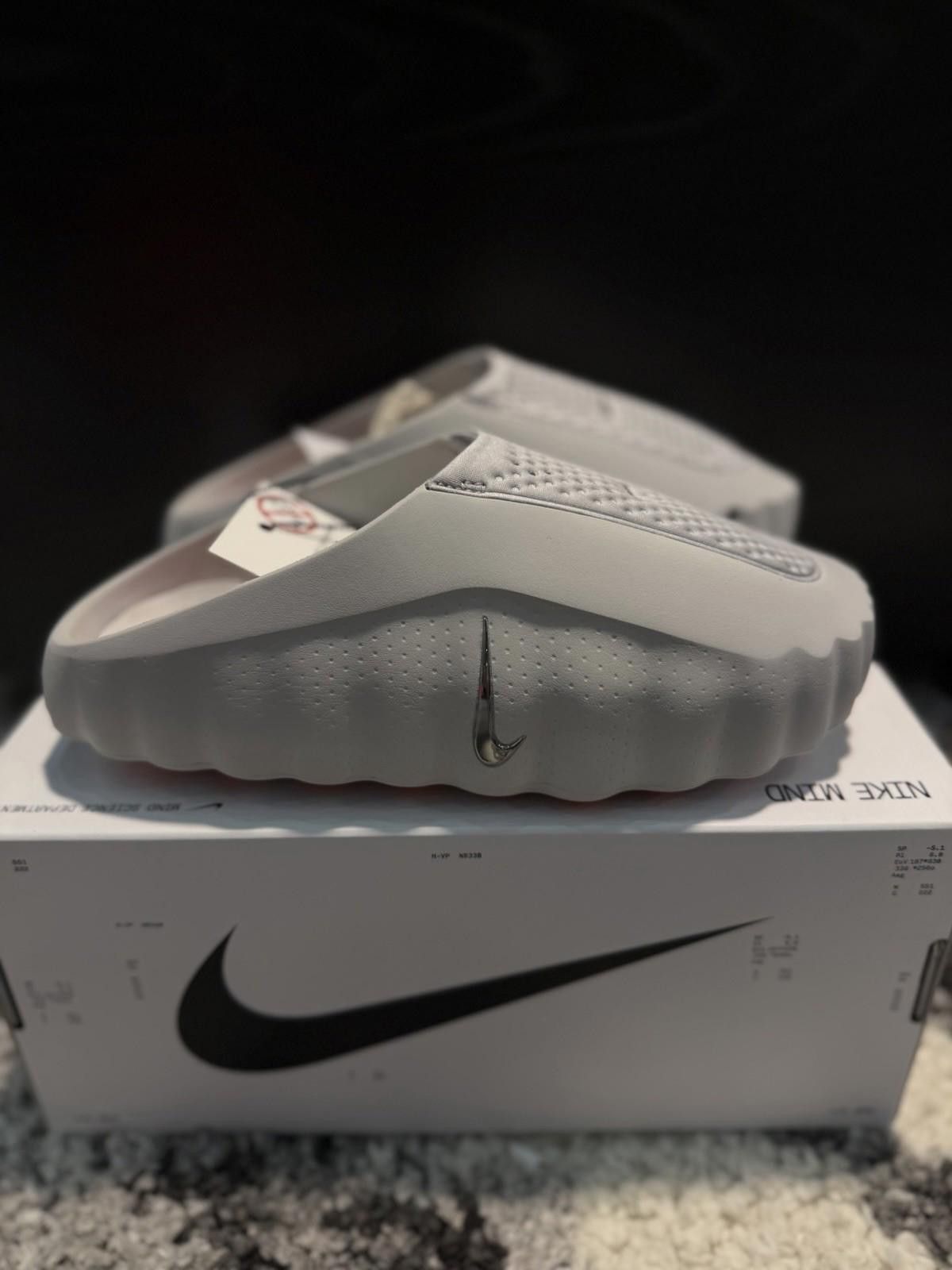 Nike Size 8W/6.5M Nike Mind 001 Slide Light Smoke Grey Authentic Size US 8 / IT 38 - 1 Thumbnail
