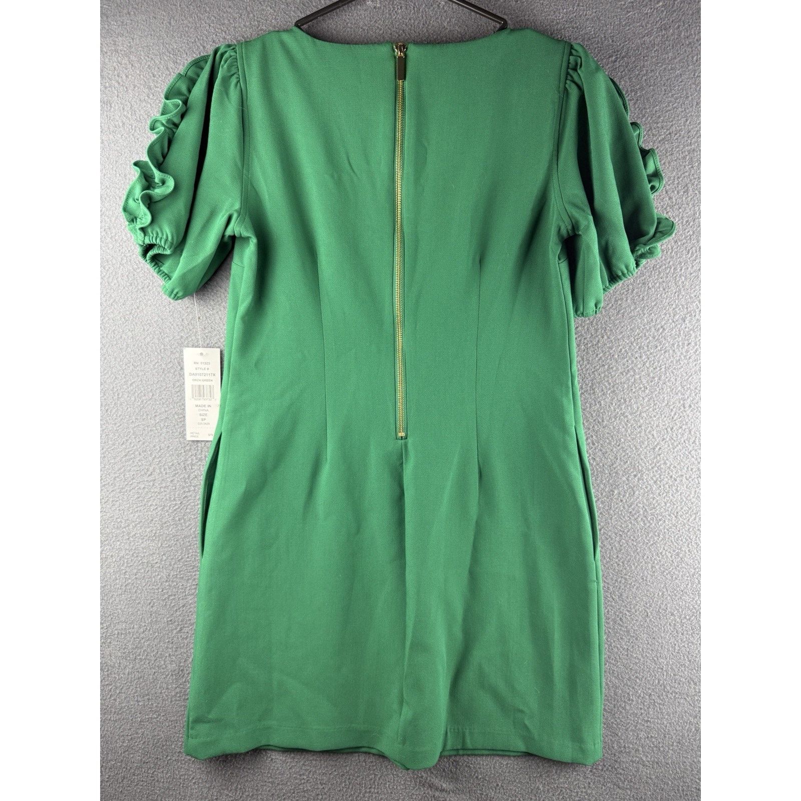 Other NWT Sam And Jess Sleeveless Orchard Green Ruffle Dress sz S Size S / US 4 / IT 40 - 6 Thumbnail