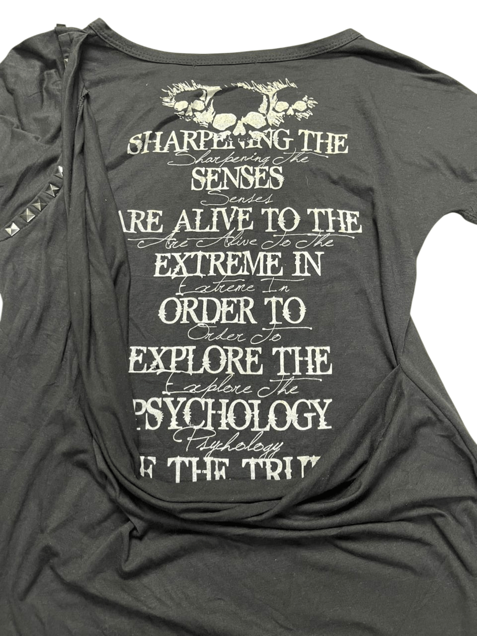 Seditionaries Rare R.M.G Gothic Skull T-Shirt Size M / US 6-8 / IT 42-44 - 6 Thumbnail
