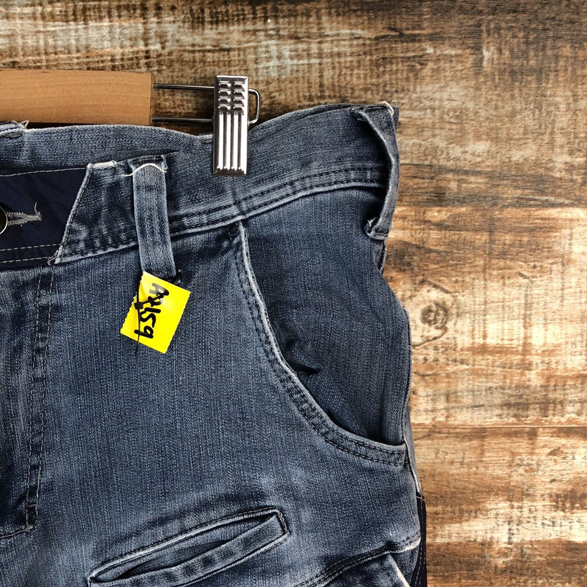 Japanese Brand Tora japan vintage ripped Blue Denim Pants #A2159 Size US 32 / EU 48 - 12 Thumbnail