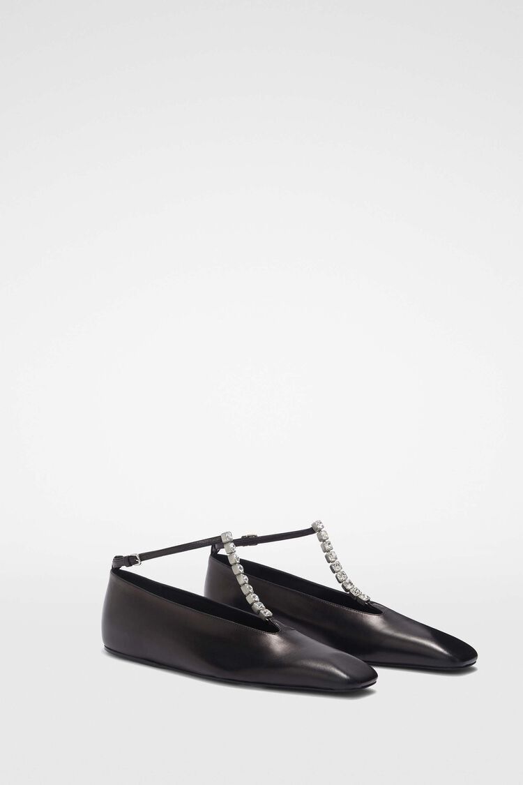 Jil Sander o1w1db10825 Ballerinas in Brown Size US 11 / IT 41 - 3 Thumbnail