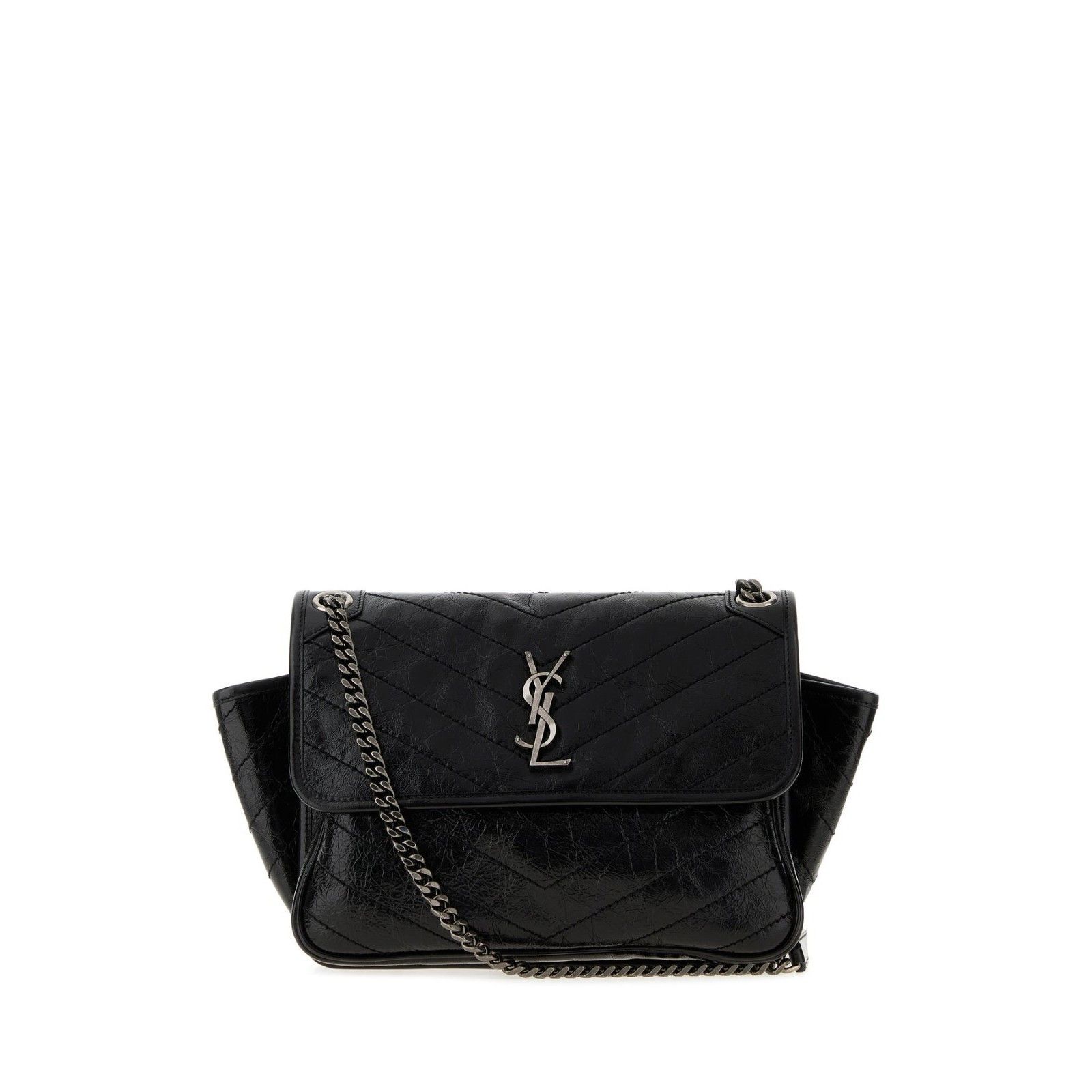 Saint Laurent Paris SAINT LAURENT Niki Tripouch Black Shoulder Bag New & Authent Size ONE SIZE - 1 Thumbnail