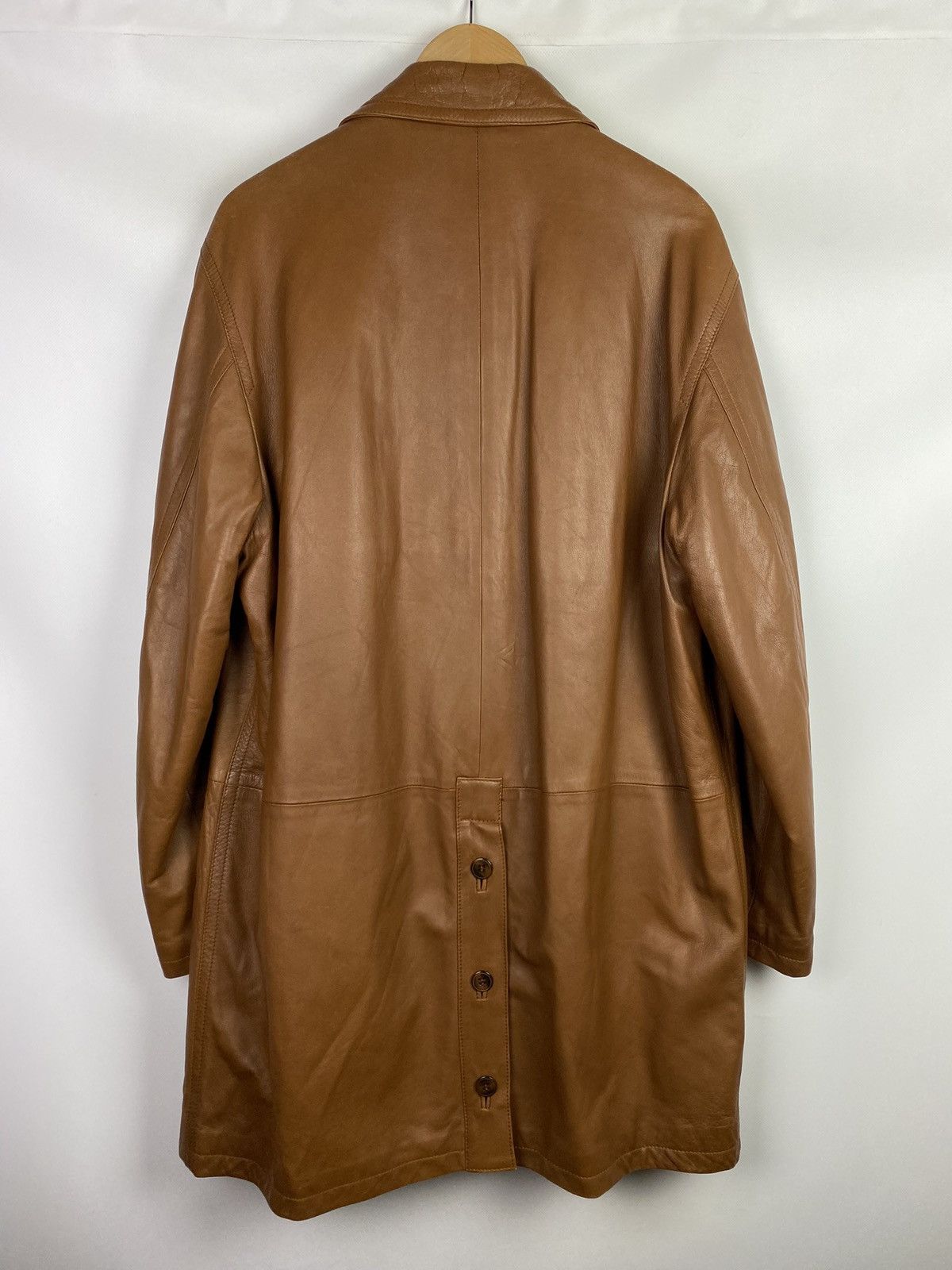 Mandelli Enrico Mandelli vintage real leather men’s coat jacket Size US L / EU 52-54 / 3 - 13 Thumbnail