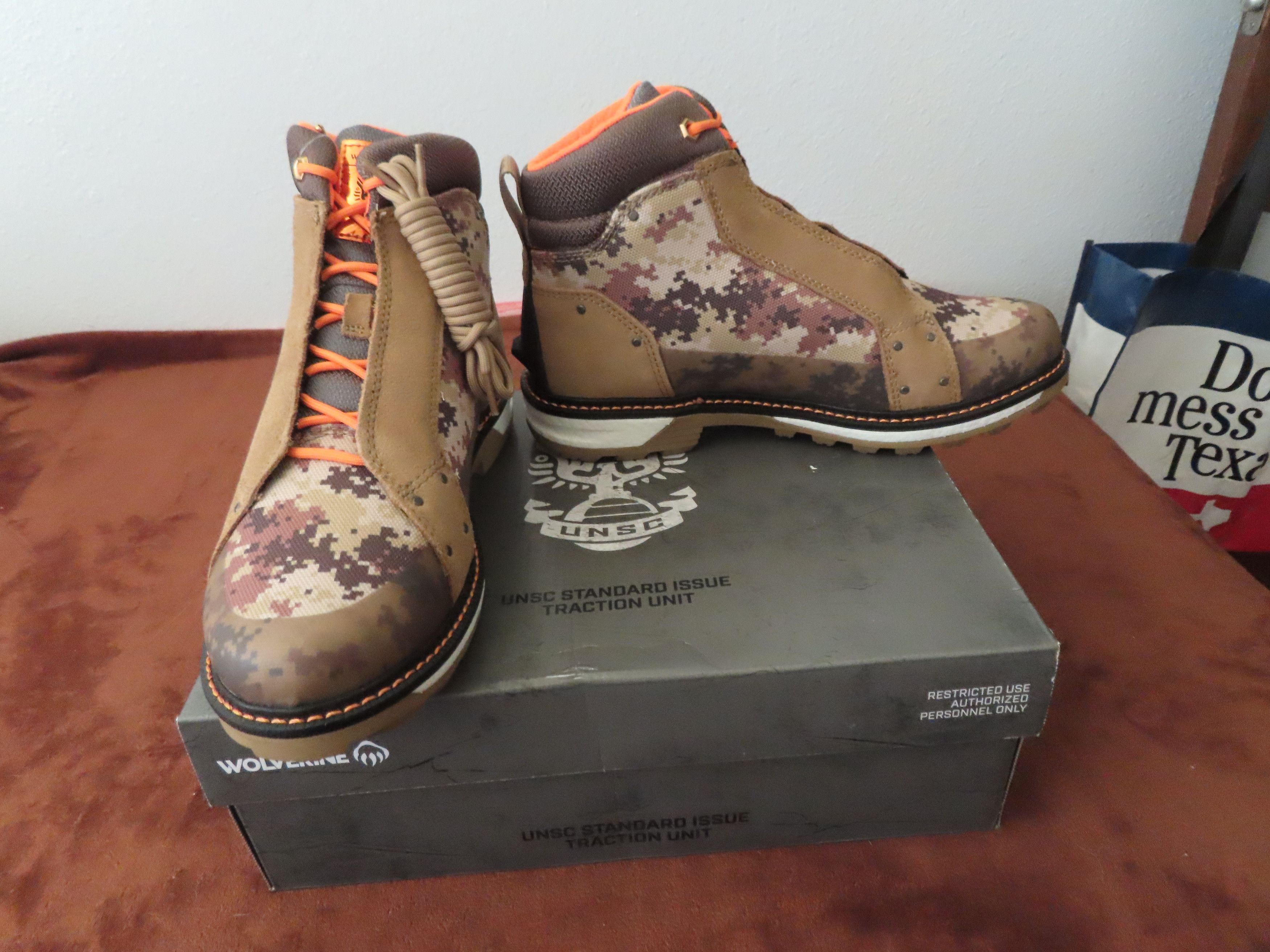 WOLVERINE HALO SPARTAN UNSC Limited Edition Leather Boots