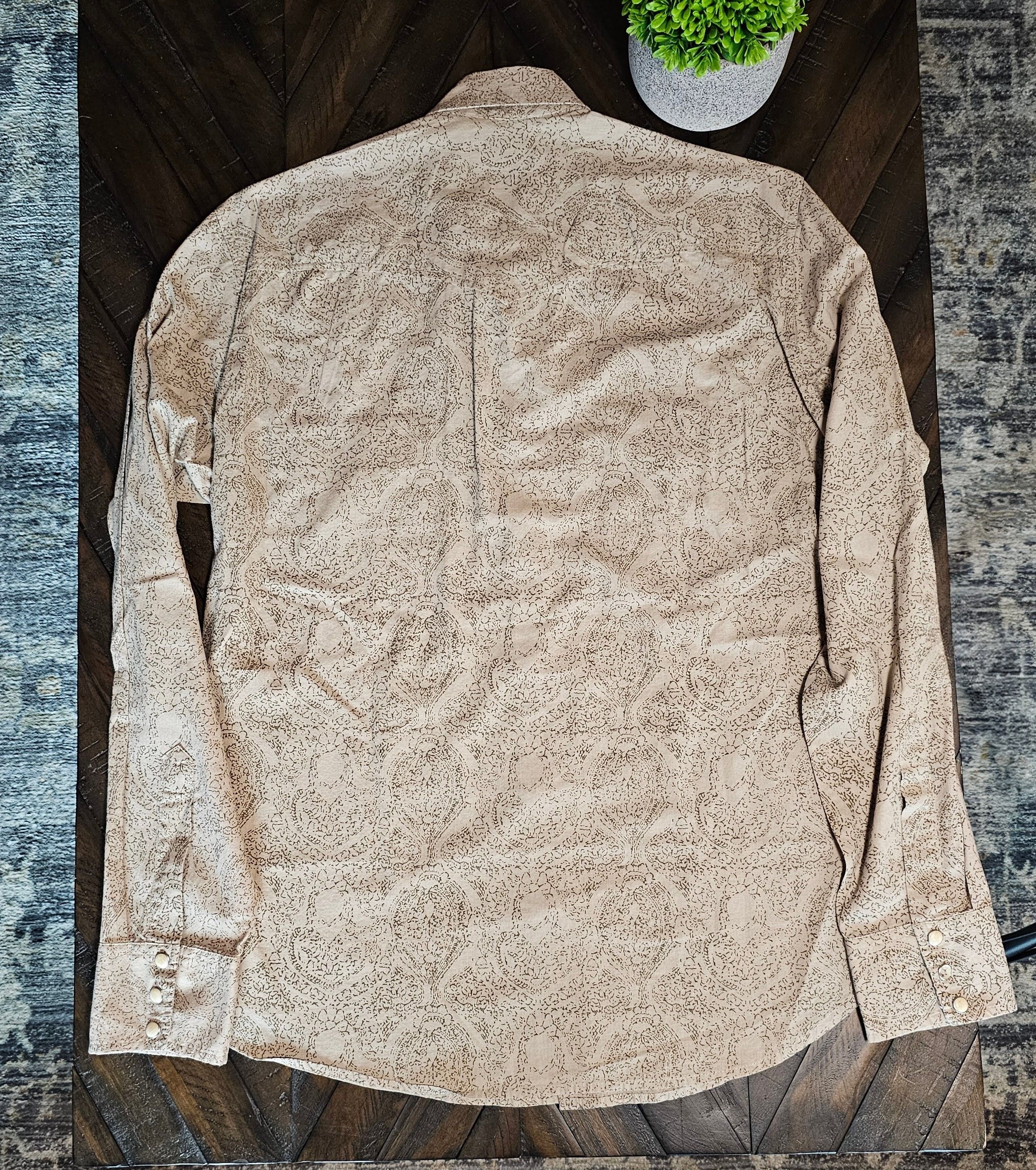 Lucky Brand John Robshaw x Lucky pearl snap boho western shirt Size S / US 4 / IT 40 - 4 Thumbnail