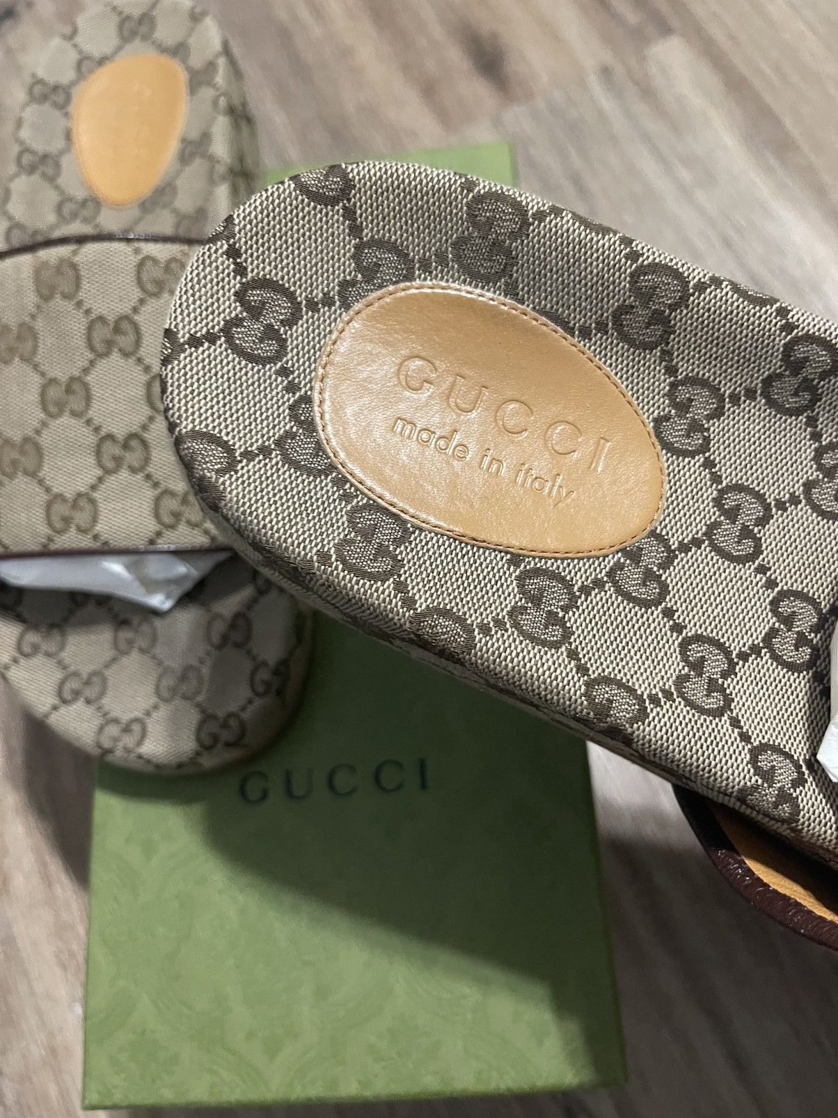 Gucci Gucci GG Slide Beige Canvas Size US 10 / EU 43 - 6 Thumbnail
