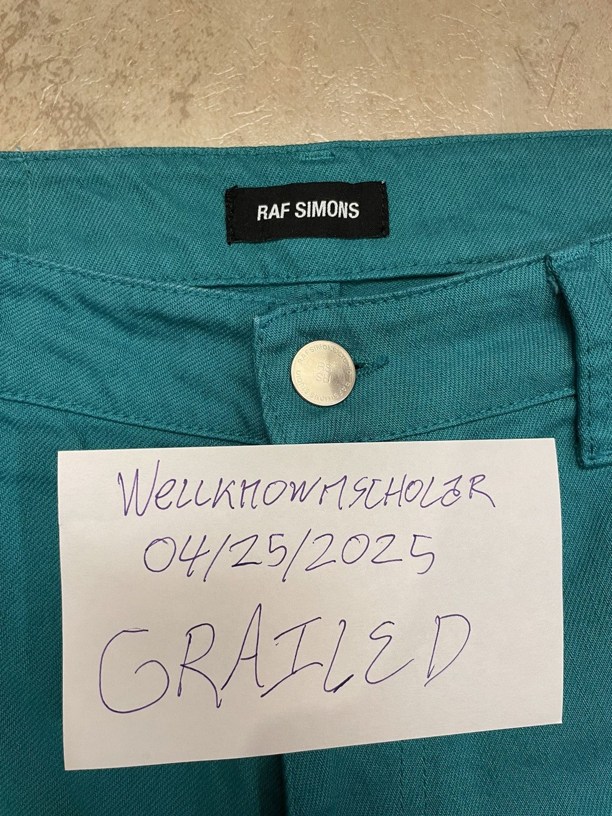 Raf Simons double knee wide leg work pants AW21 Size US 32 / EU 48 - 3 Thumbnail