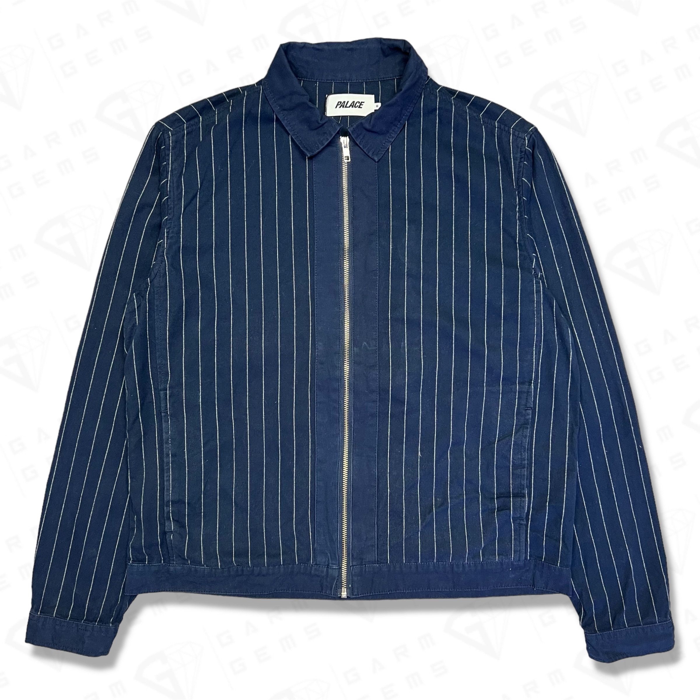 Palace Palace Pinstripe Zip Shirt Size US M / EU 48-50 / 2 - 1 Thumbnail