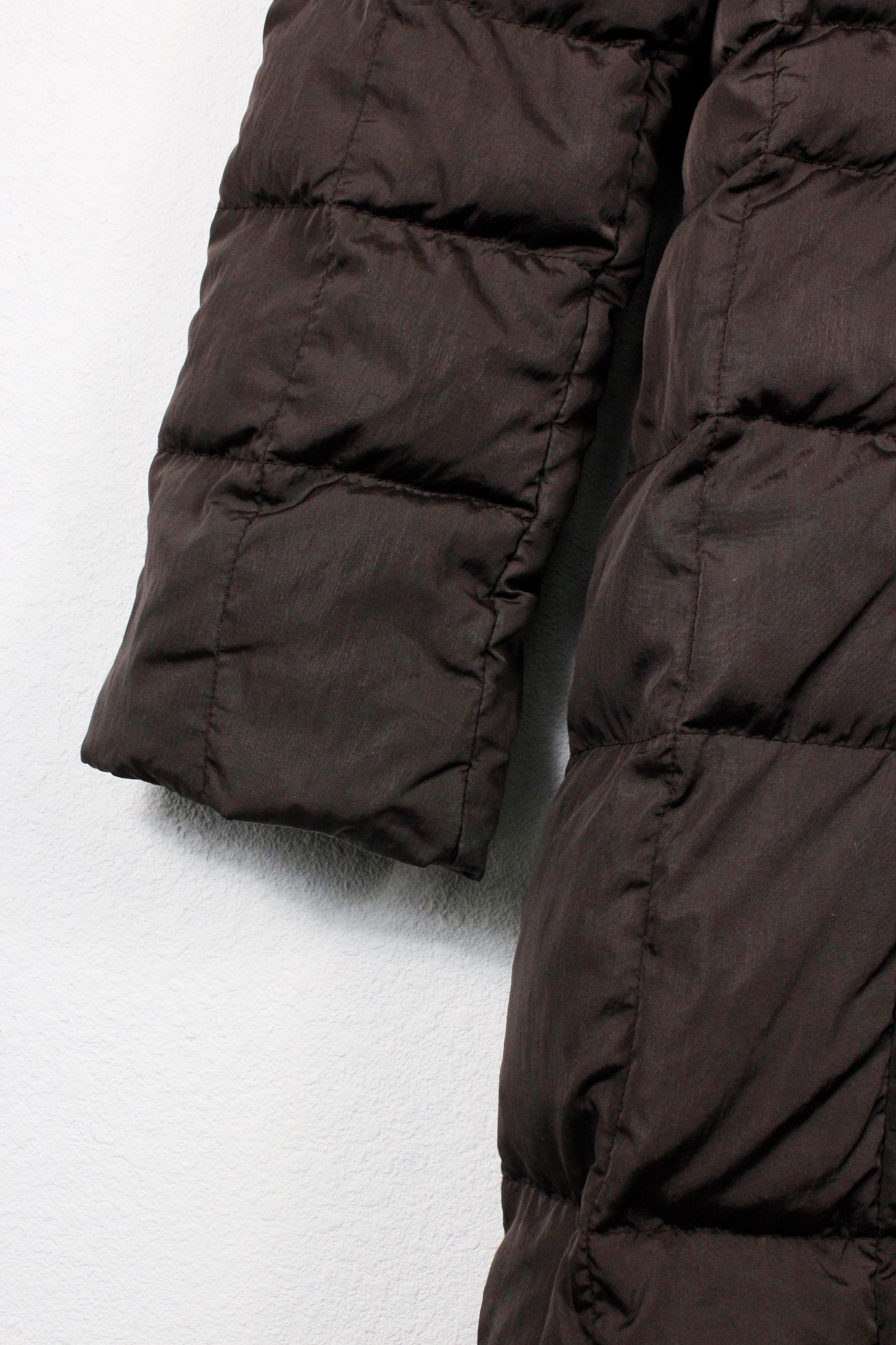 Moncler × Vintage Moncler Vintage Womens Quilted Brown Zip Coat Jacket 90s Size M / US 6-8 / IT 42-44 - 6 Thumbnail