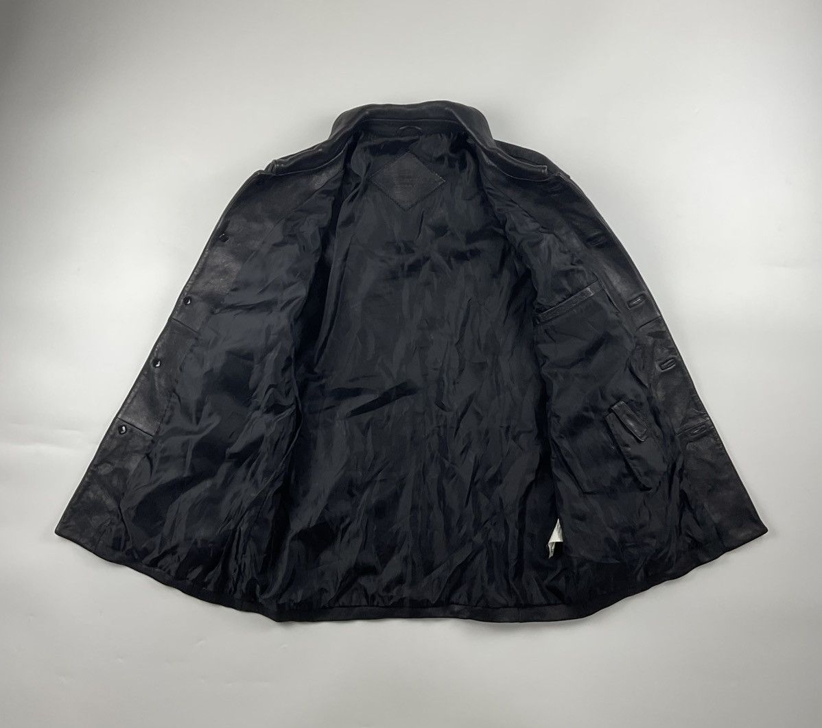 Balenciaga Vintage Balenciaga Leather Jacket Size US L / EU 52-54 / 3 - 3 Thumbnail